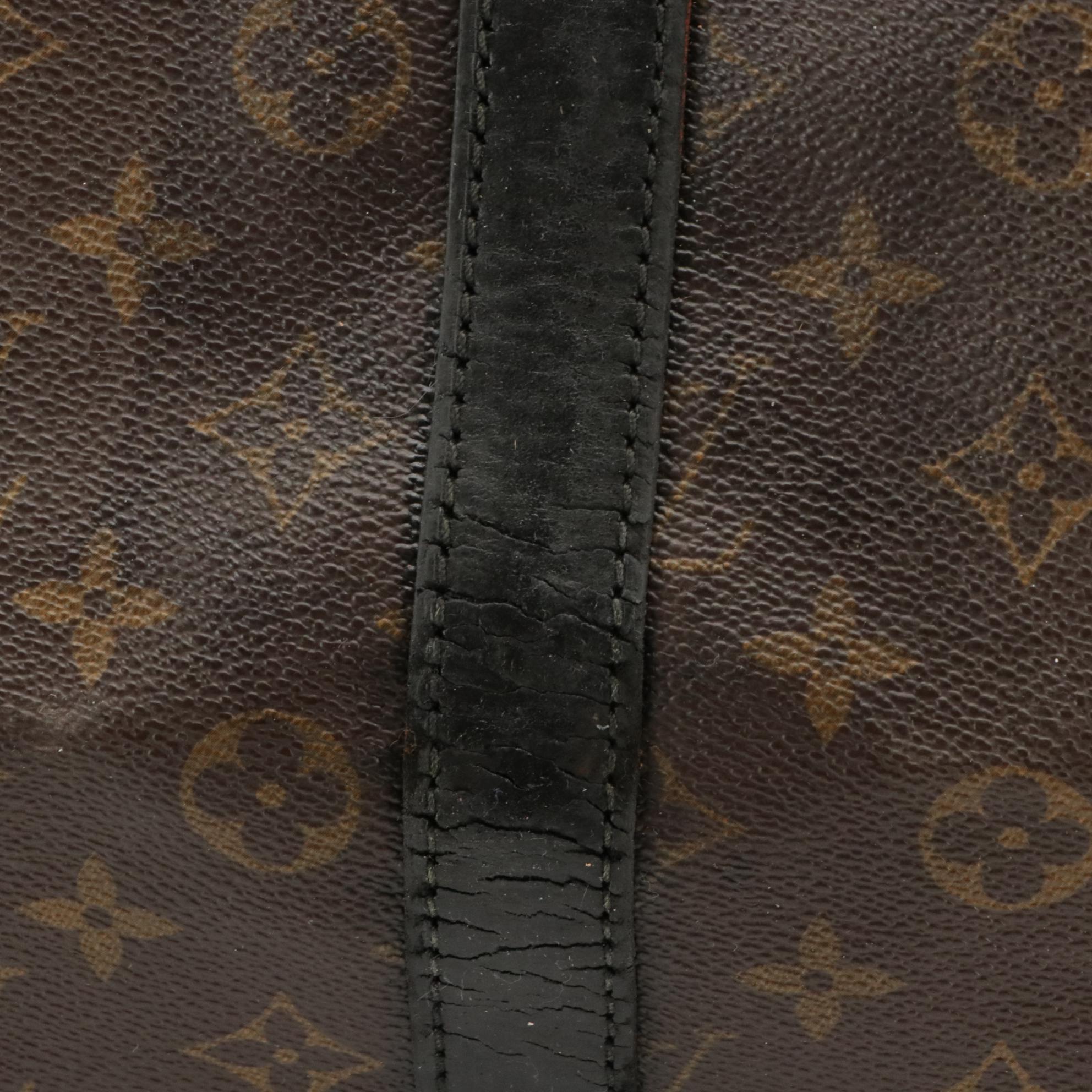 Louis Vuitton Keepall Bandoulière 55 Duffel Bag in Monogram Canvas and Leather