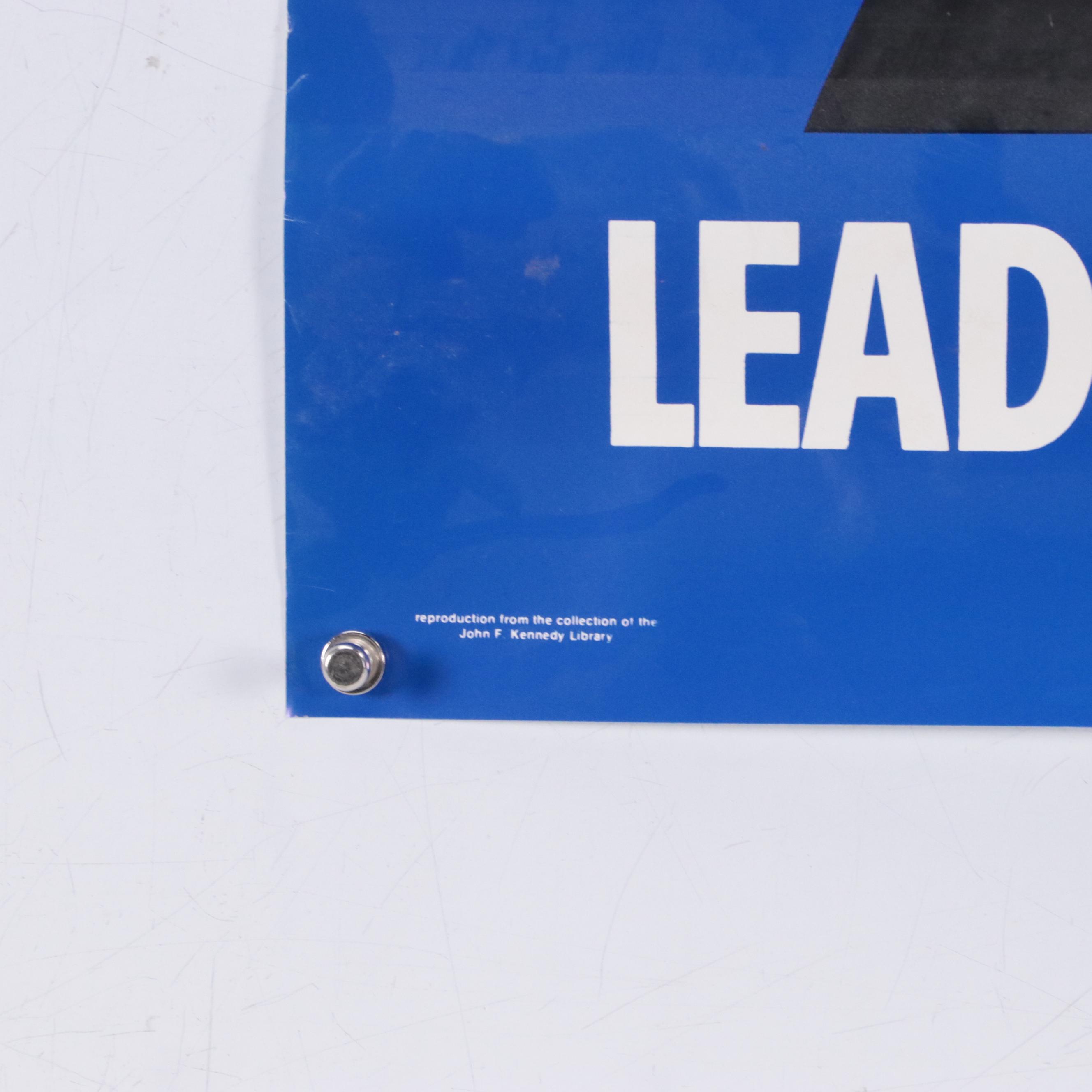 John F. Kennedy Political Poster