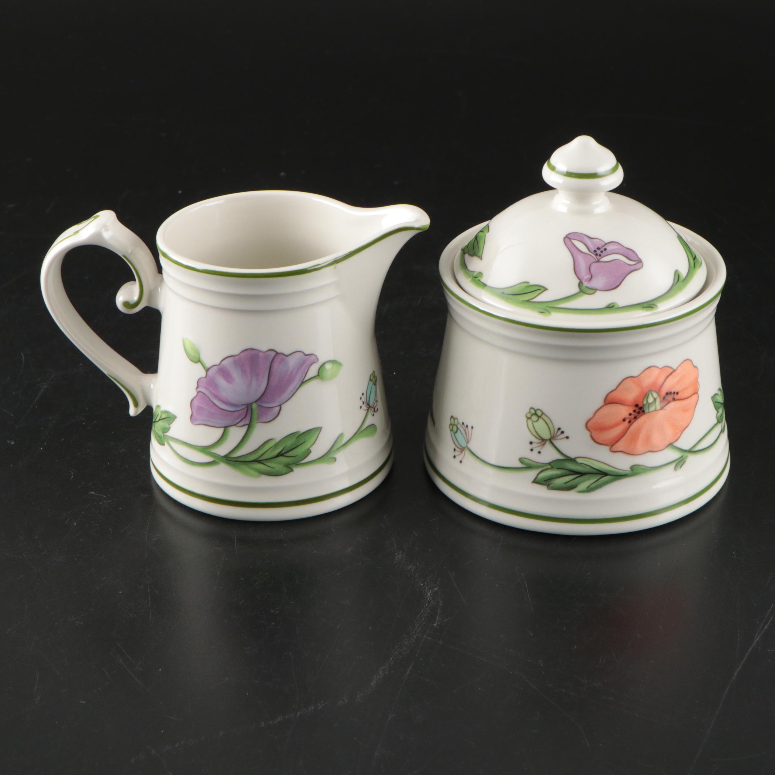 Villeroy & Boch "Amapola" Porcelain Dinnerware and Serving Pieces, 1978–2001