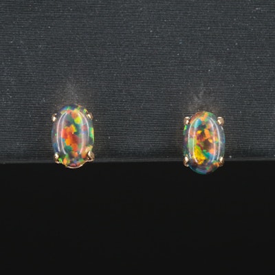 18K Opal Earrings