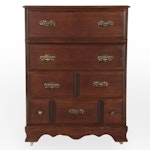 Little Folks Furniture Federal Style Maple Four-Drawer Chest, Late 20th Century