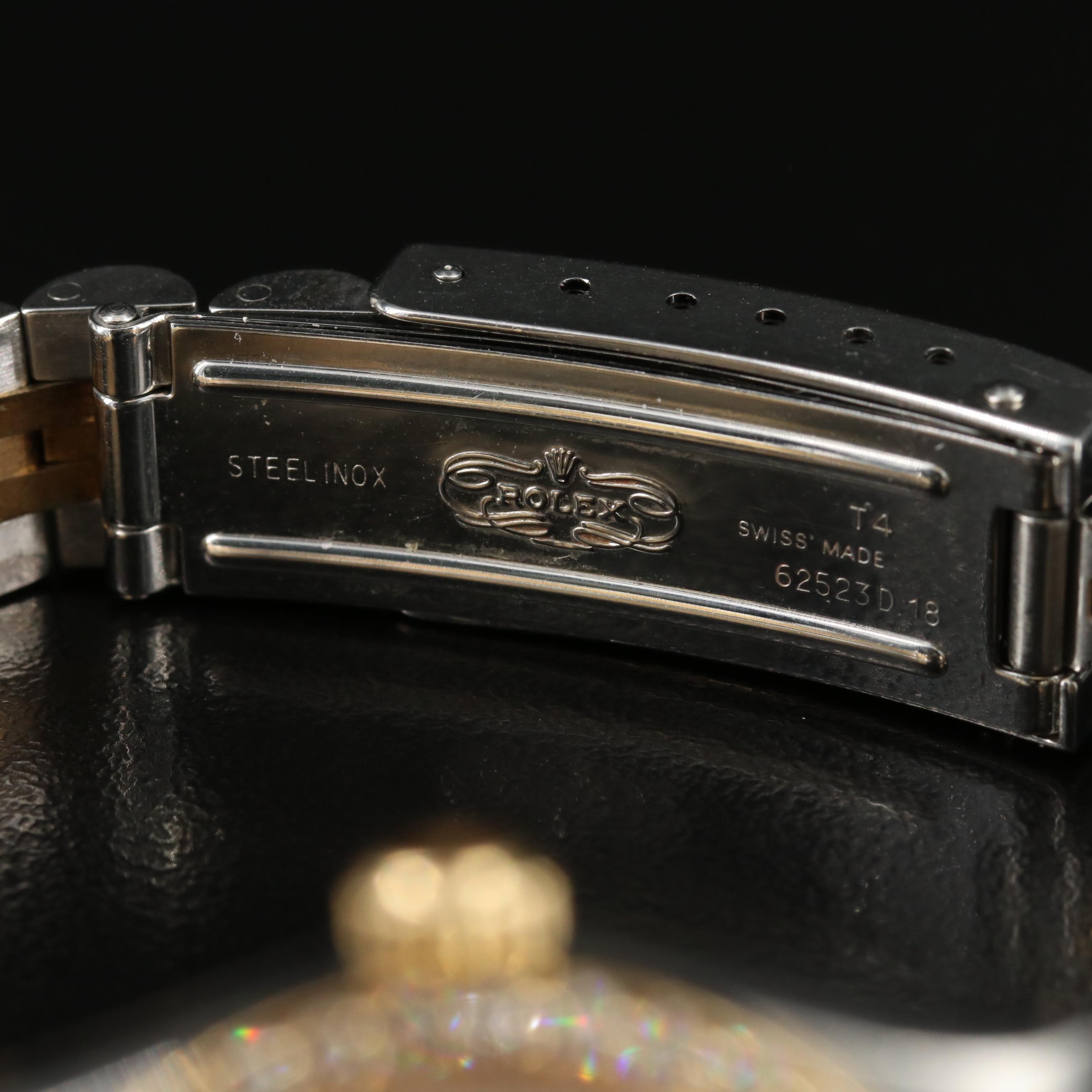 2000 Rolex Custom Diamond, Mother-of-Pearl Oyster Perpetual Watch