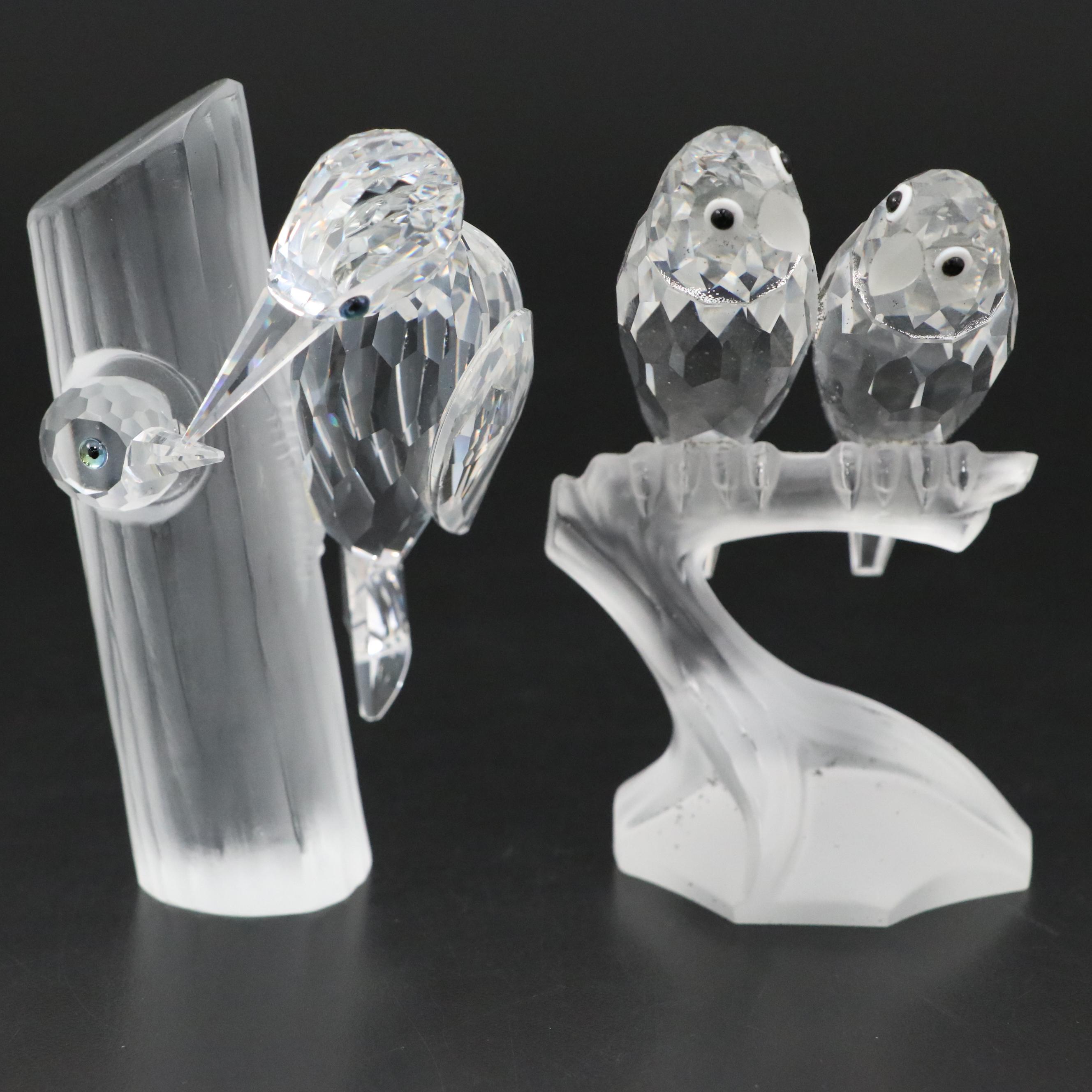 Swarovski Collectors Society Crystal Bird Figurines