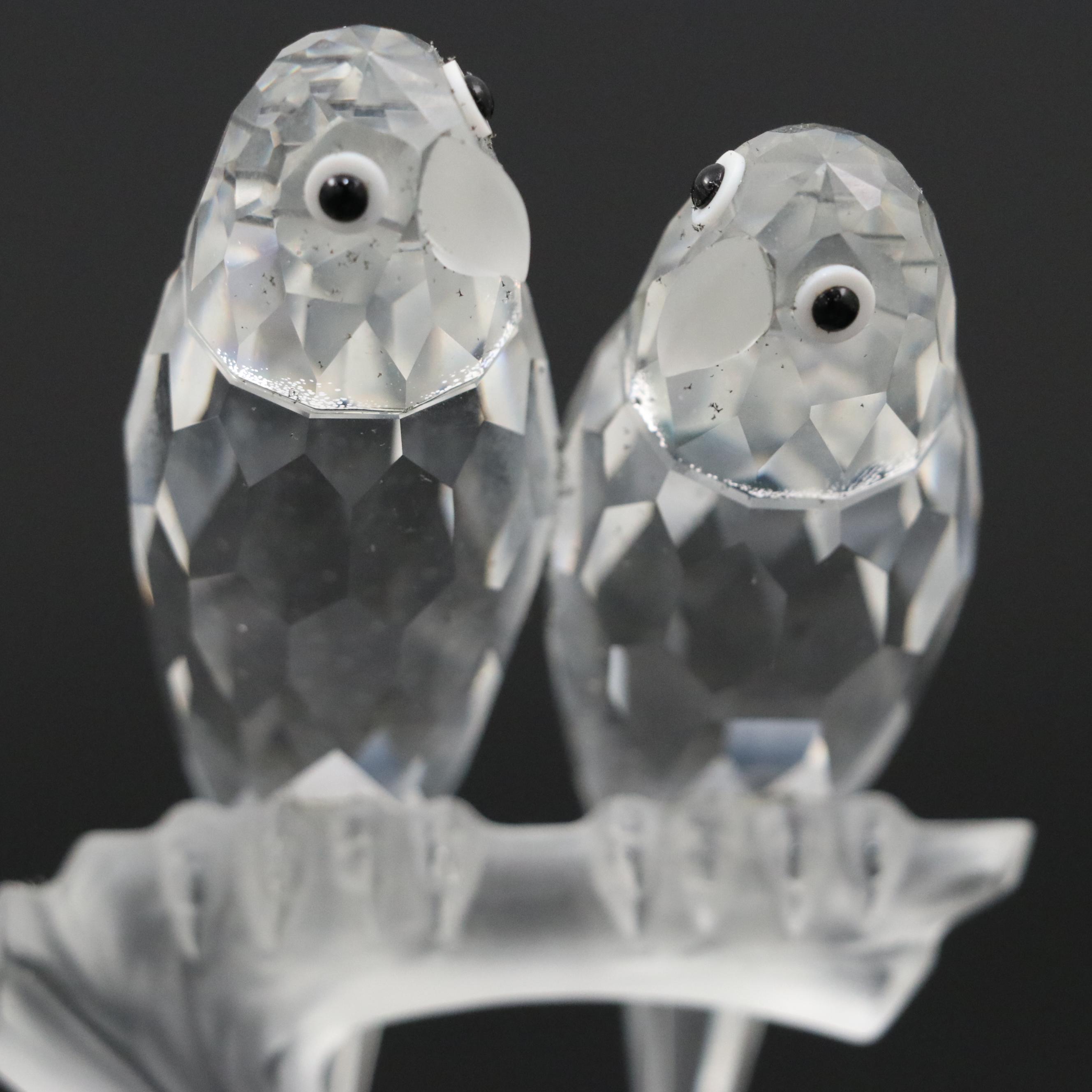 Swarovski Collectors Society Crystal Bird Figurines