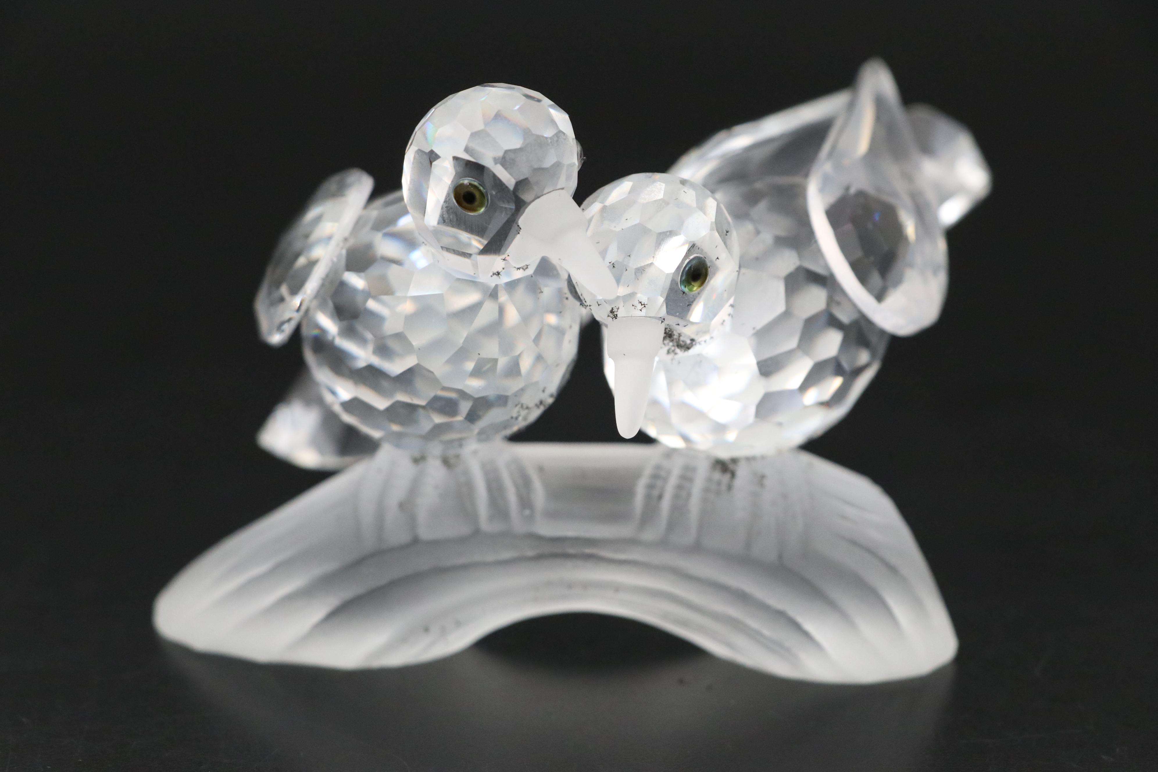 Swarovski Collectors Society Crystal Bird Figurines
