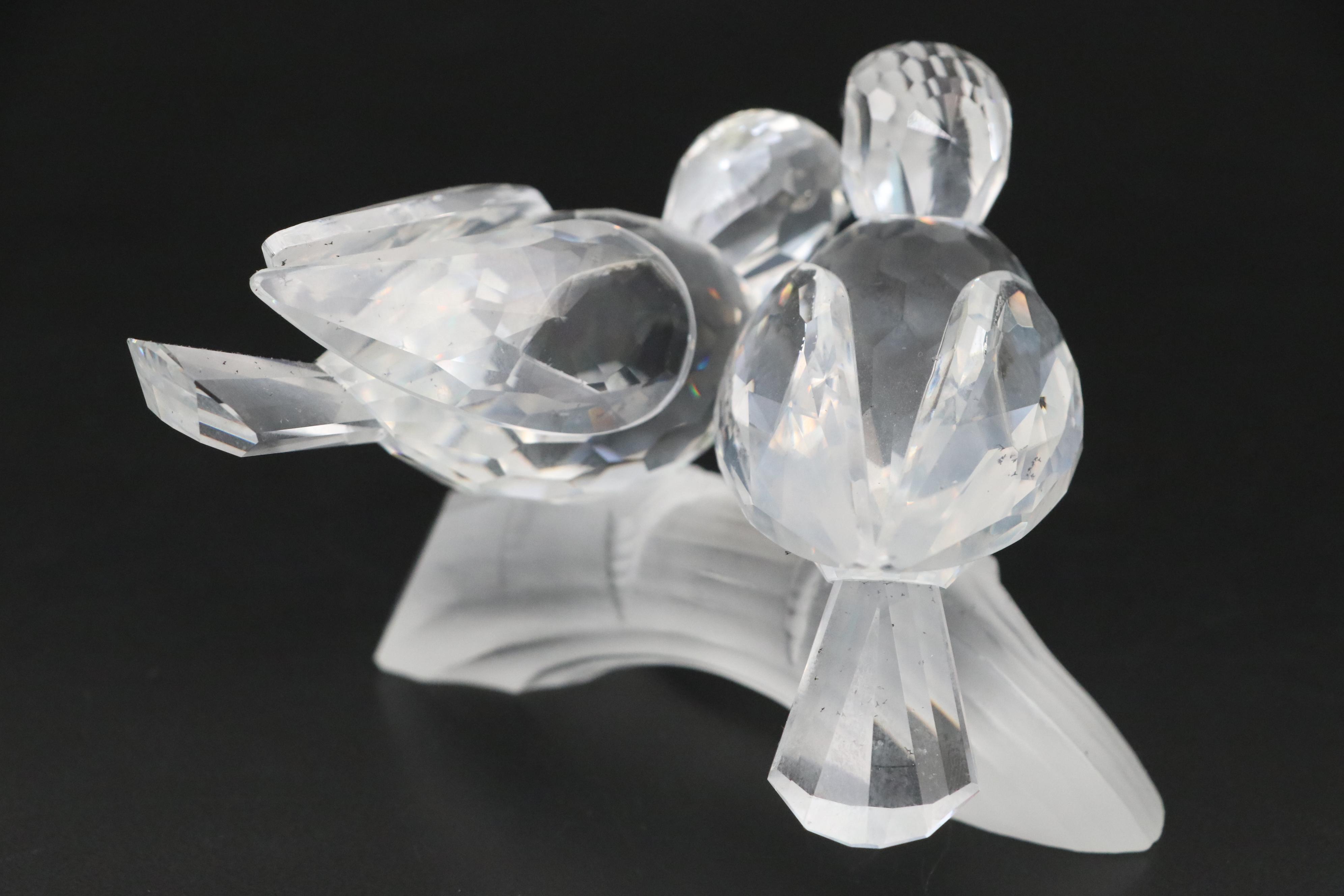 Swarovski Collectors Society Crystal Bird Figurines