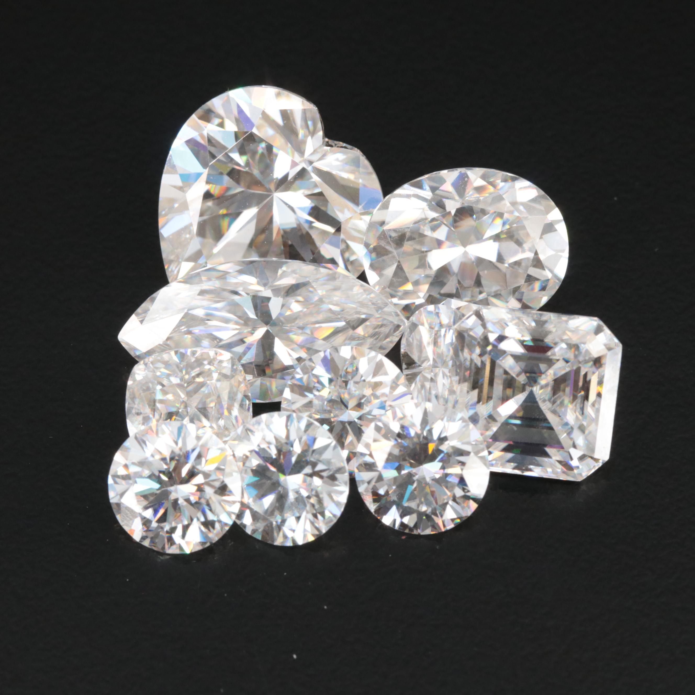 Loose 60.51 CTW Moissanites