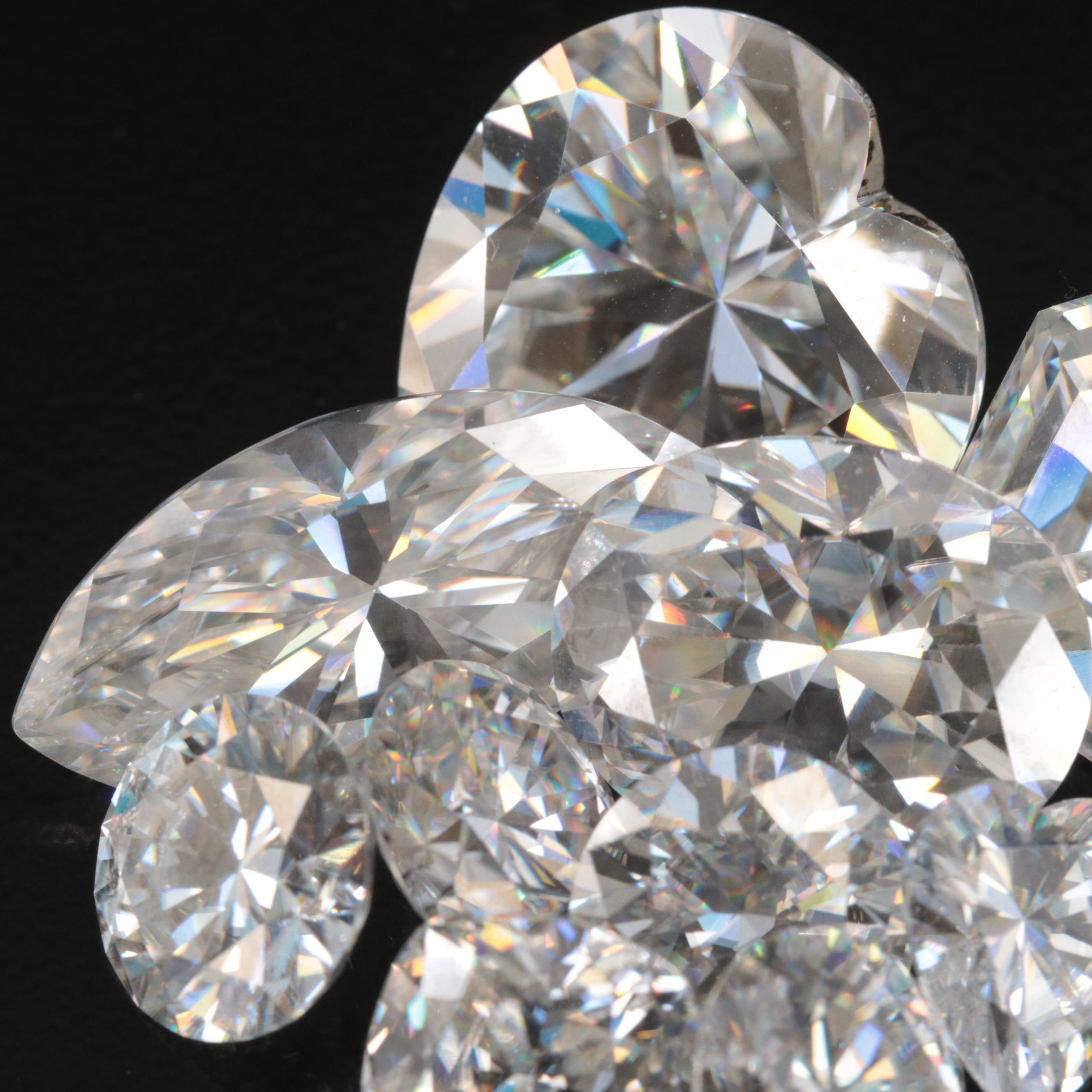 Loose 60.51 CTW Moissanites