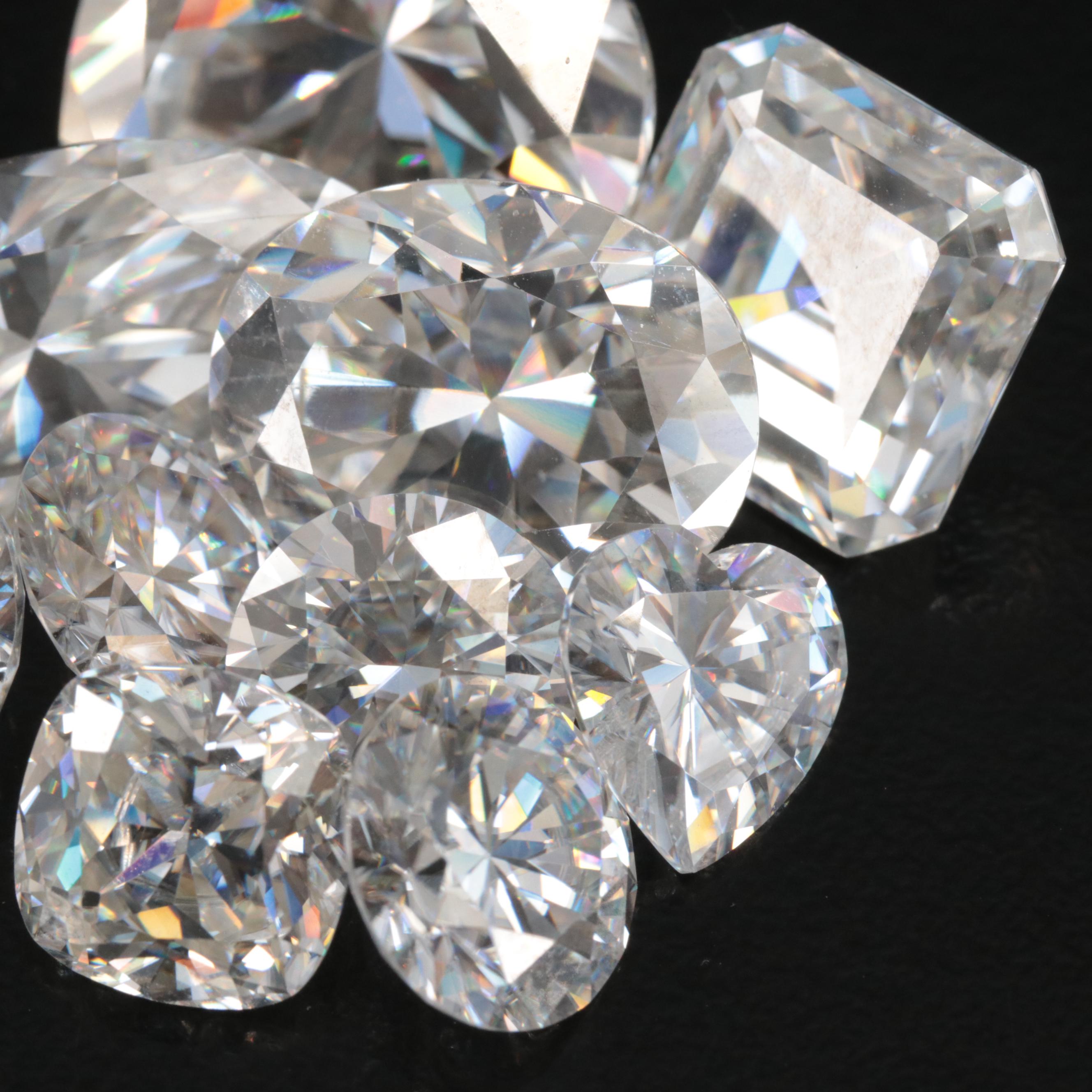 Loose 60.51 CTW Moissanites