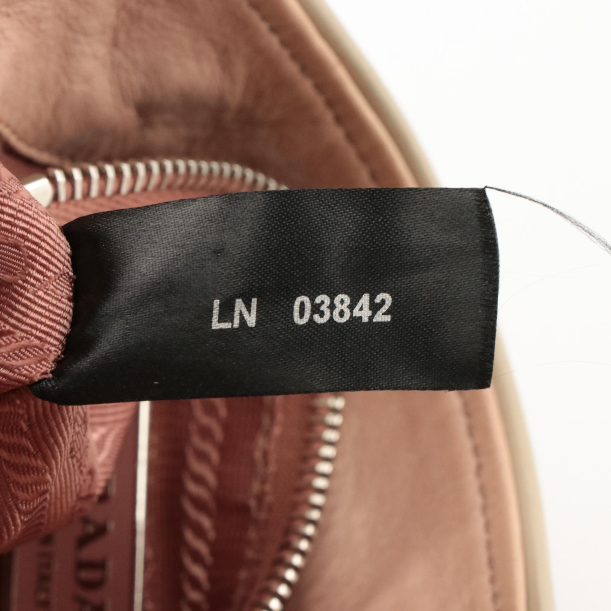 Prada Pale Pink Leather Shoulder Bag