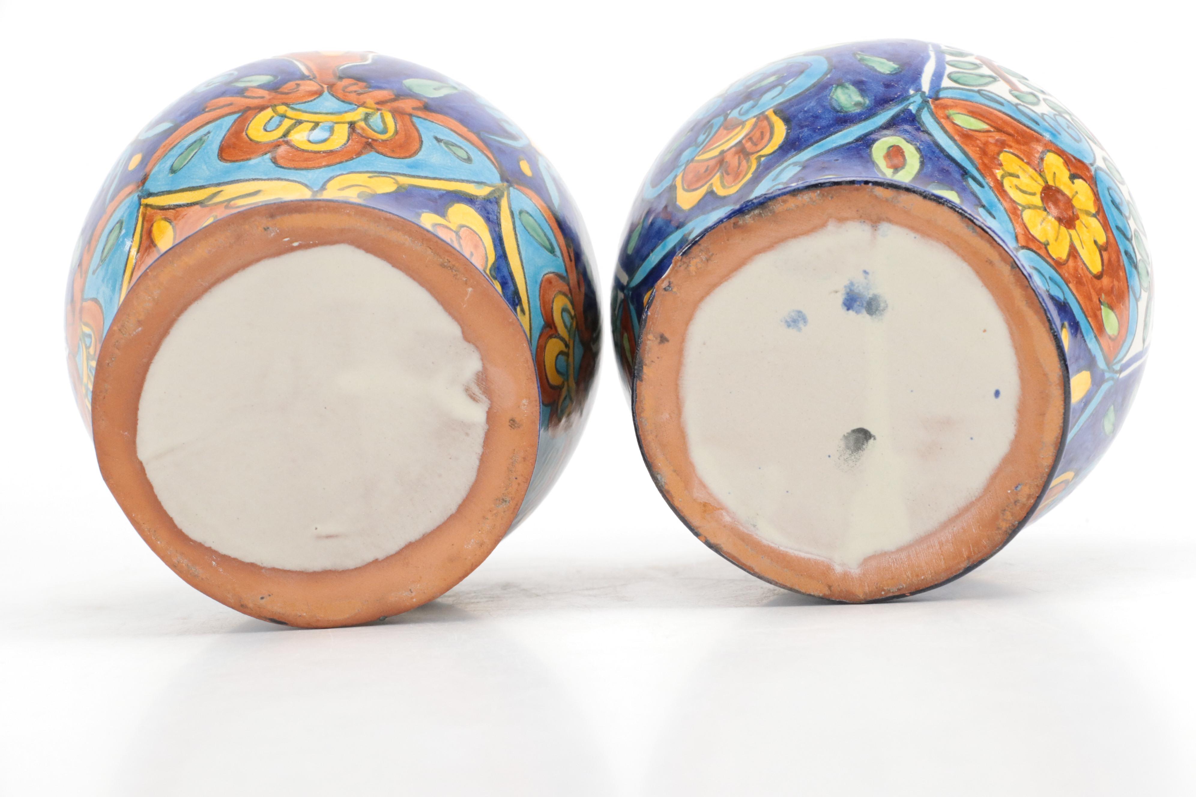 Talavera Faïence Ginger Jars and Ash Trays