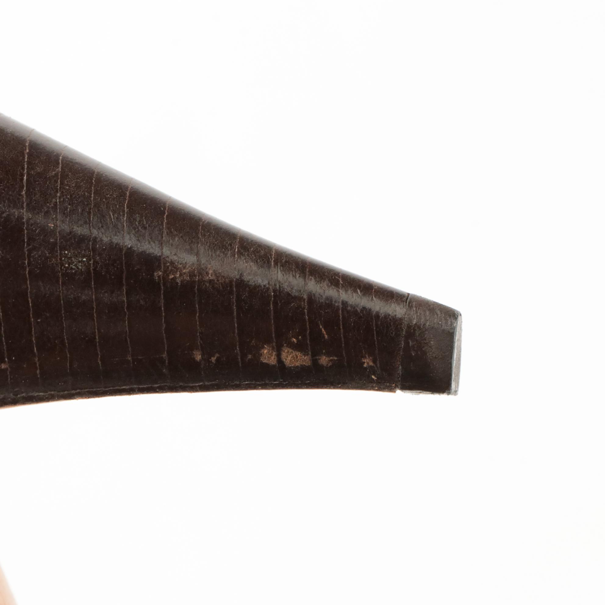 Salvatore Ferragamo Lizard and Snakeskin Pumps with Box