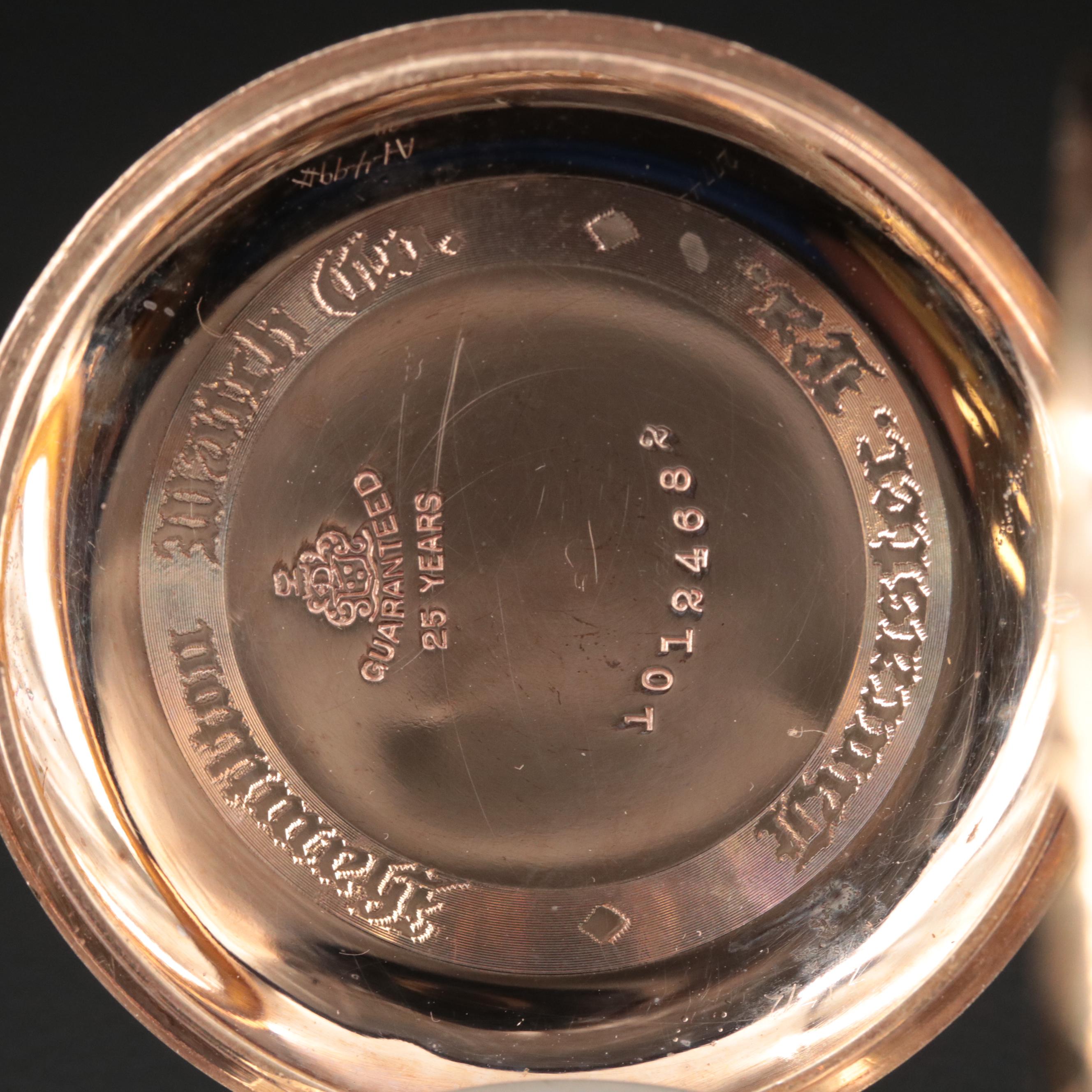 1919 Hamilton Swing Out Front Gold-Filled Pocket Watch