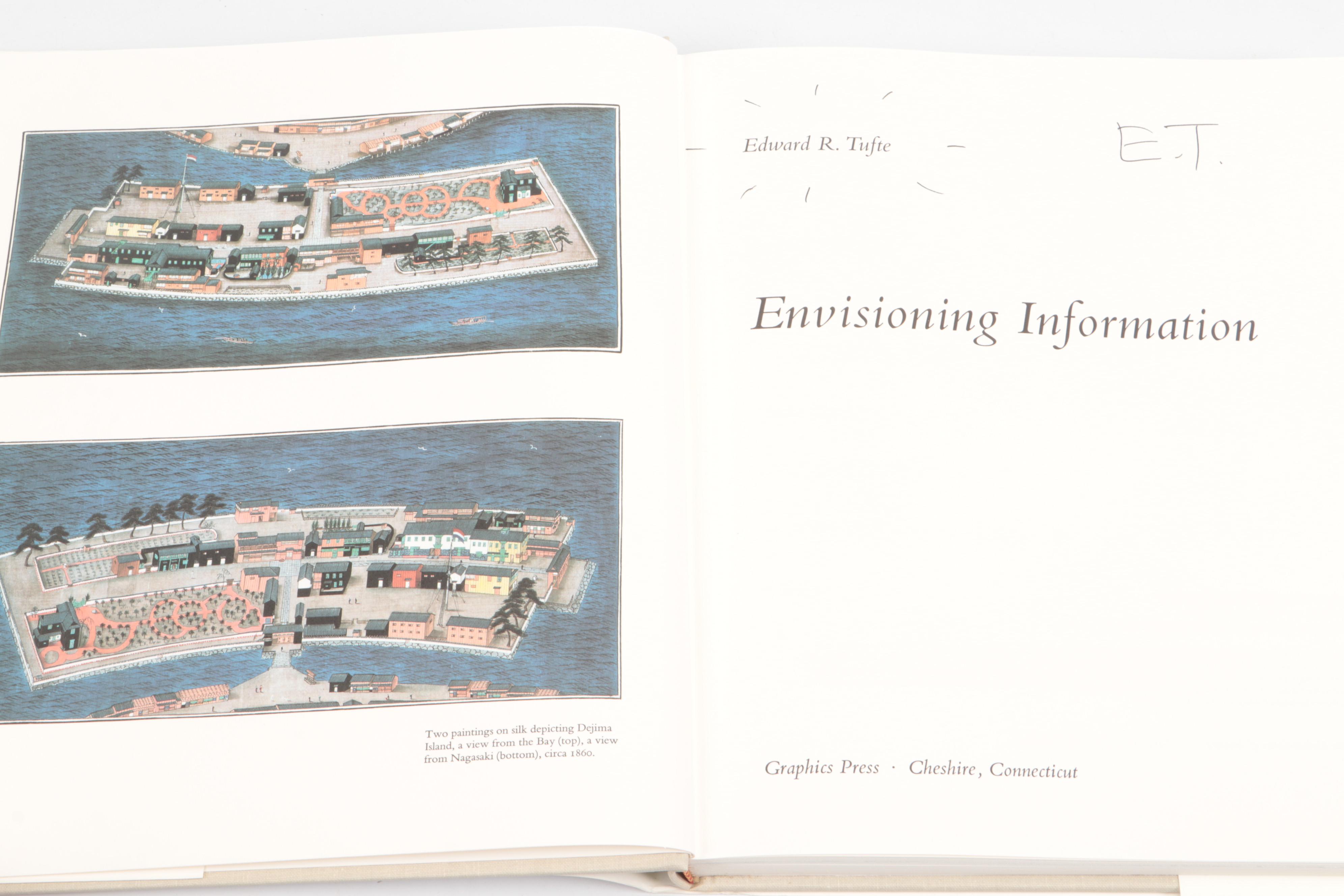 Signed "Visual Explanations," "Envisioning Information" and More by Edward Tufte