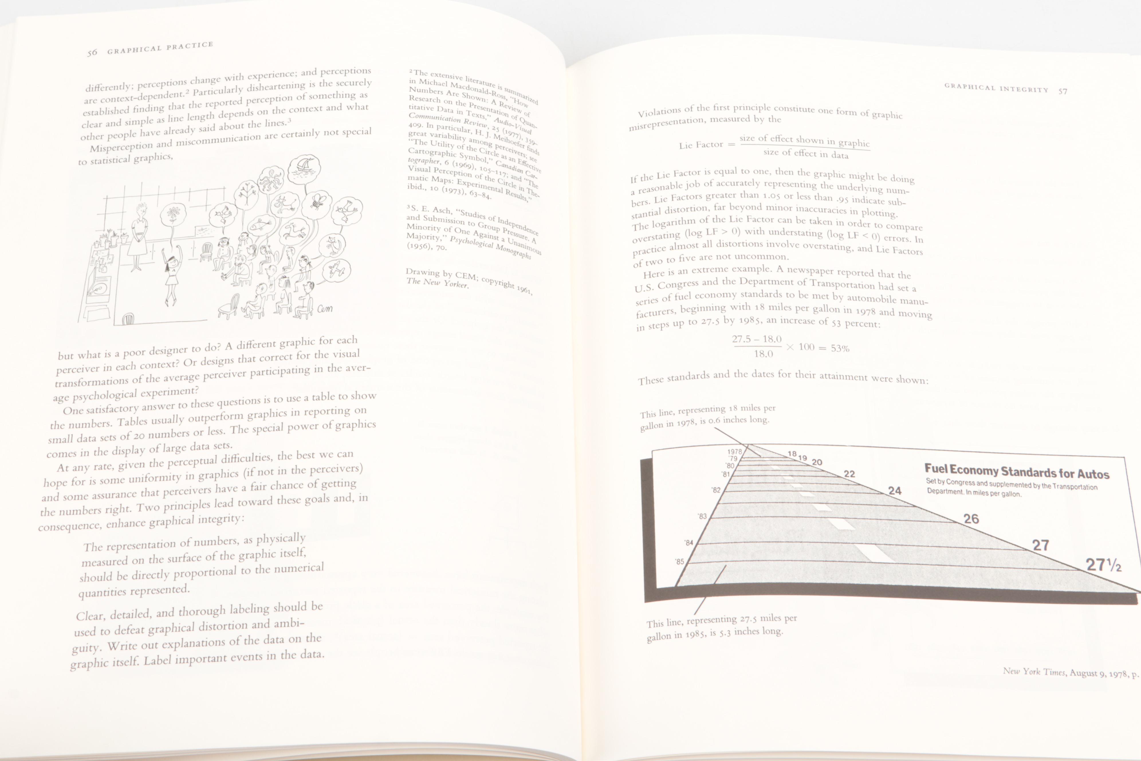 Signed "Visual Explanations," "Envisioning Information" and More by Edward Tufte