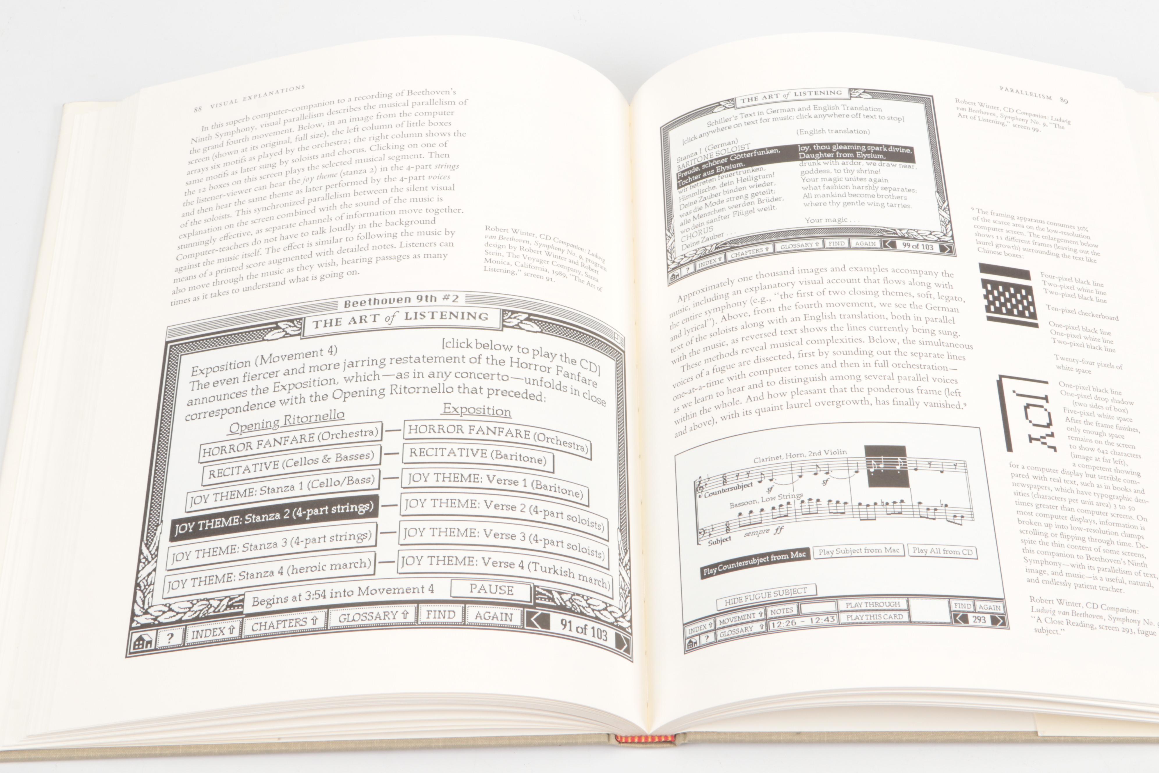 Signed "Visual Explanations," "Envisioning Information" and More by Edward Tufte