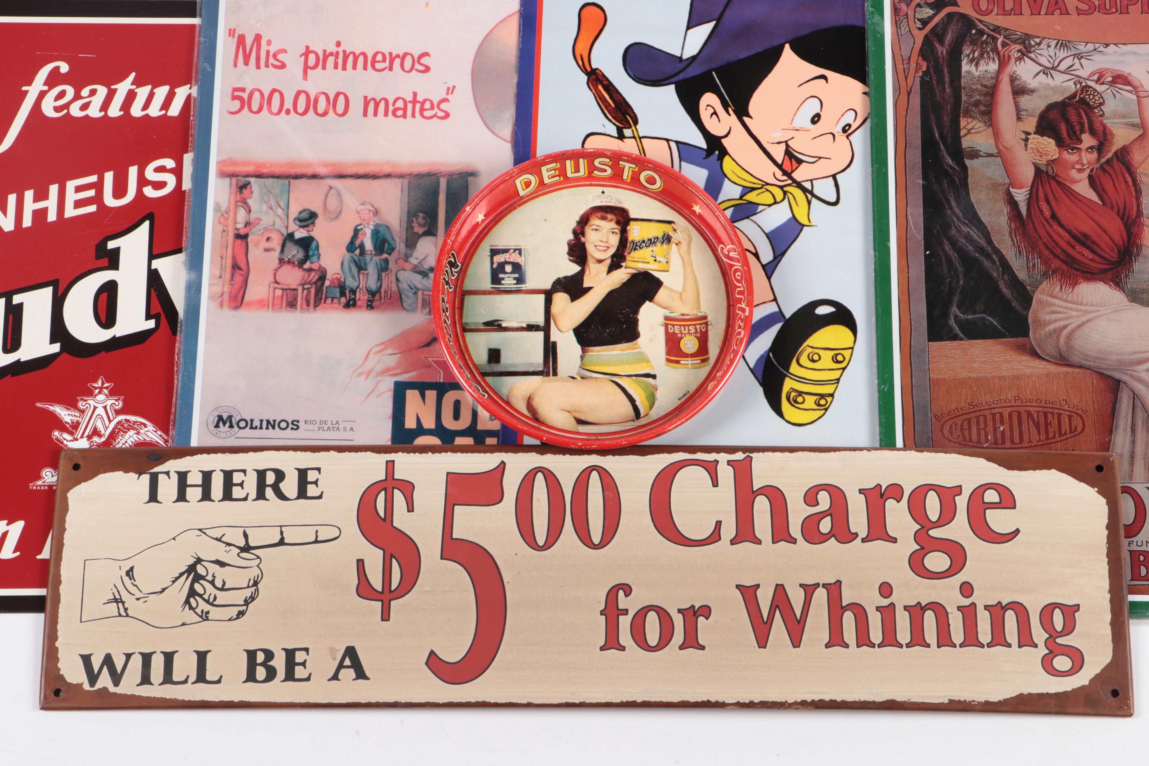 Vintage Style Metal Signs