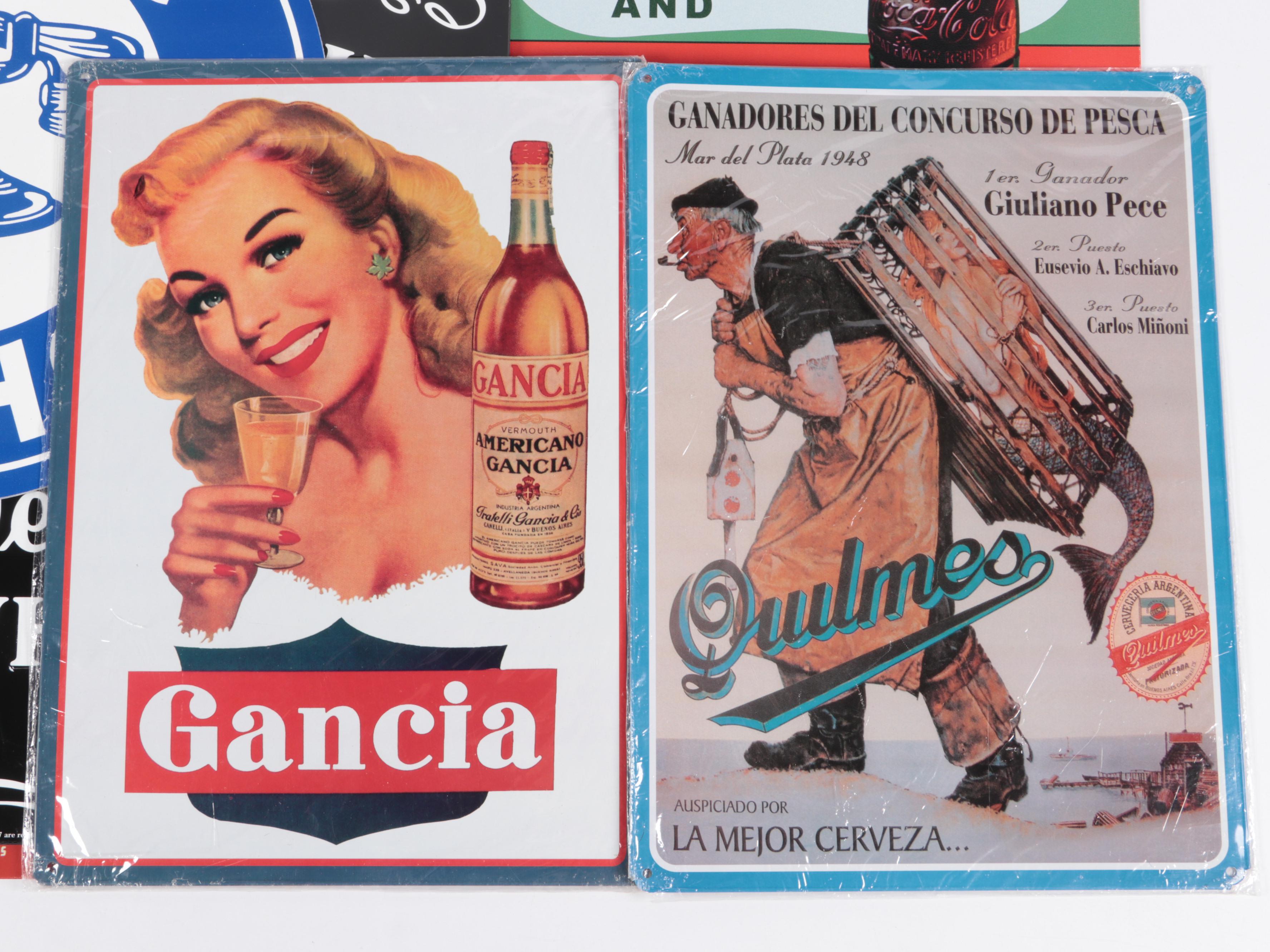 Vintage Style Metal Signs