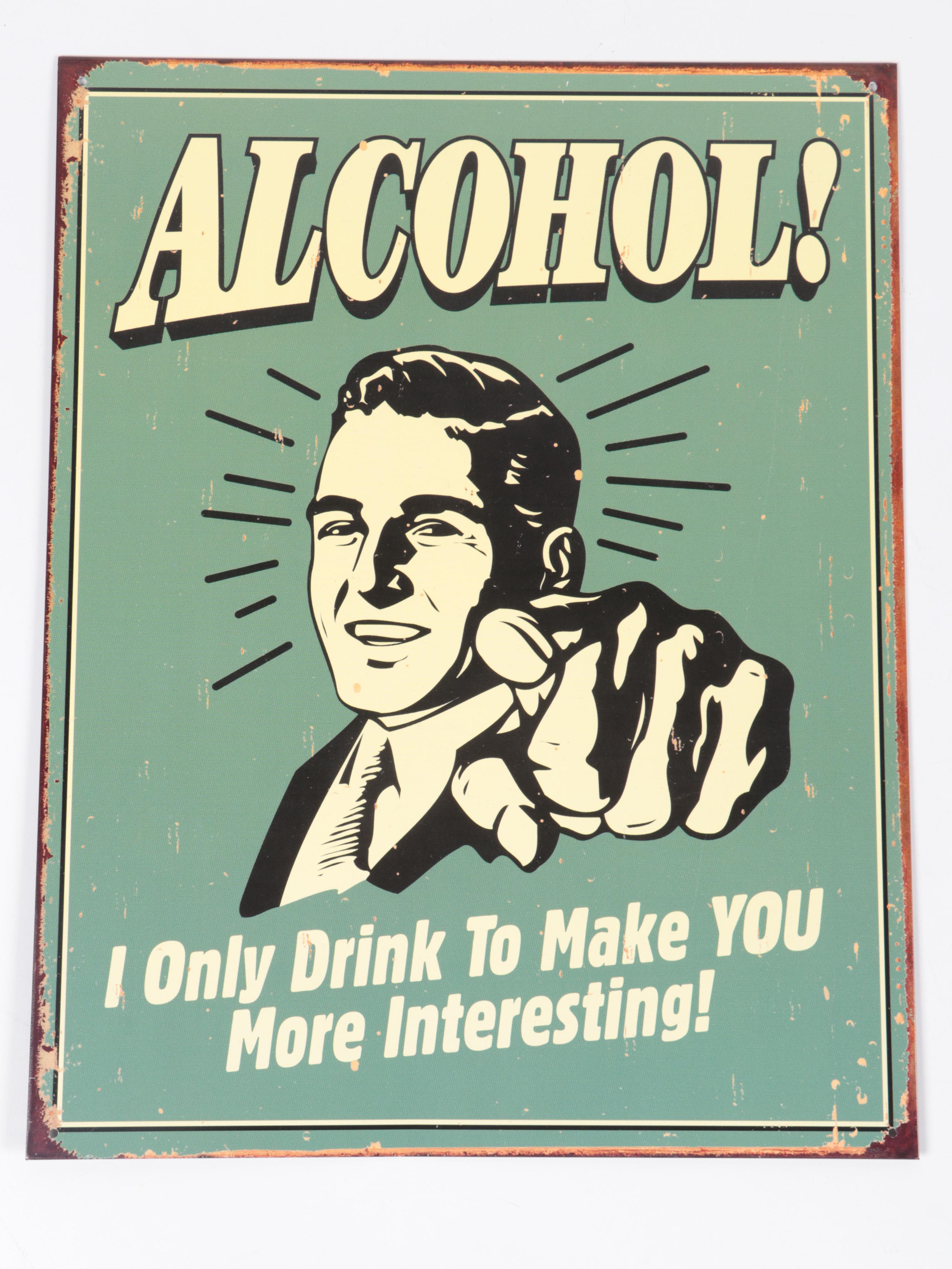 Vintage Style Metal Signs