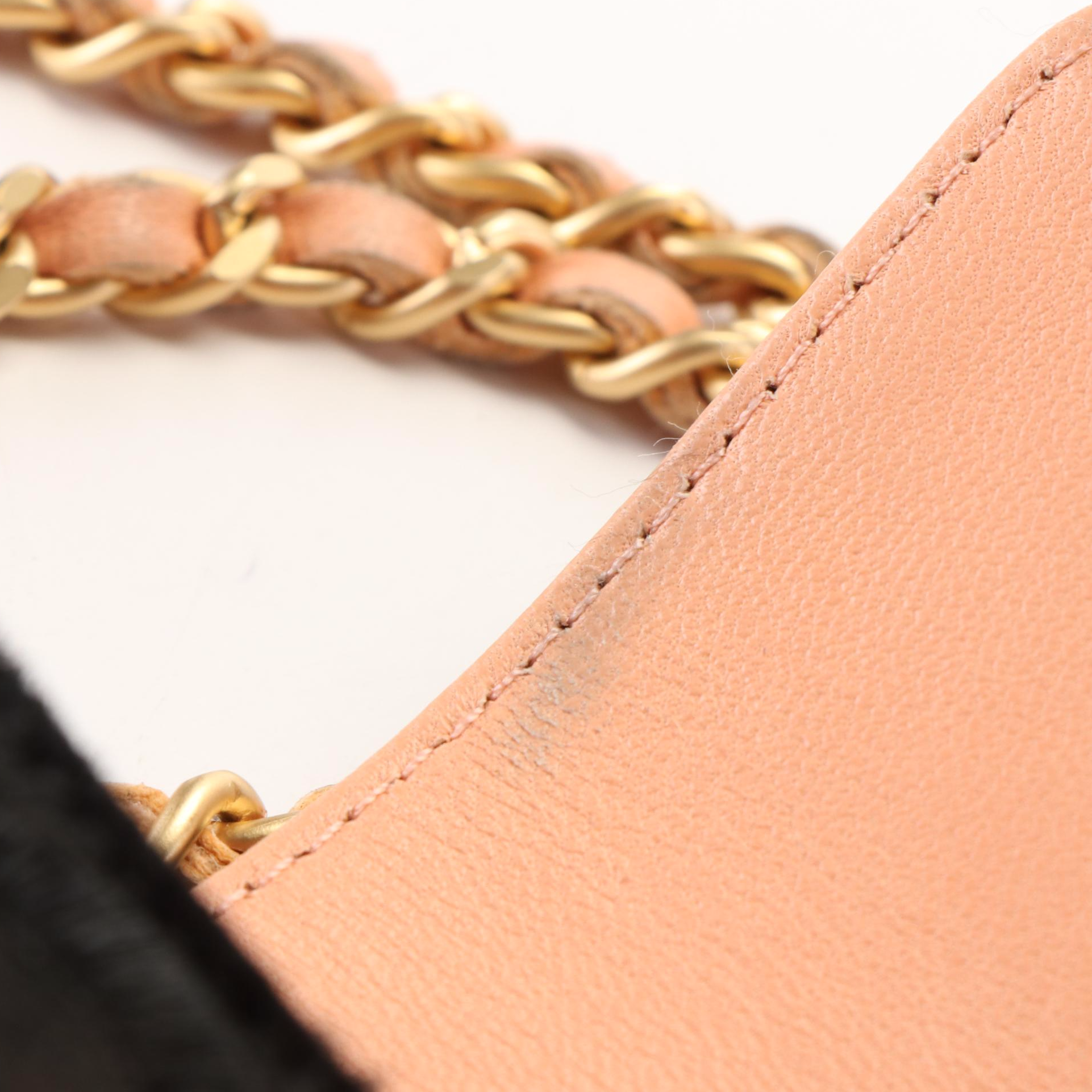 Chanel Single Flap Shoulder Bag in Black Coco Embossed Calf Hair