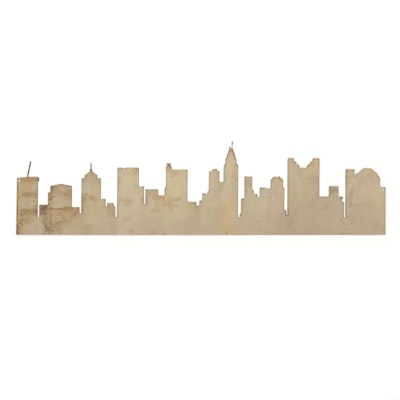 Metal Cutout City of Columbus Skyline Silhouette