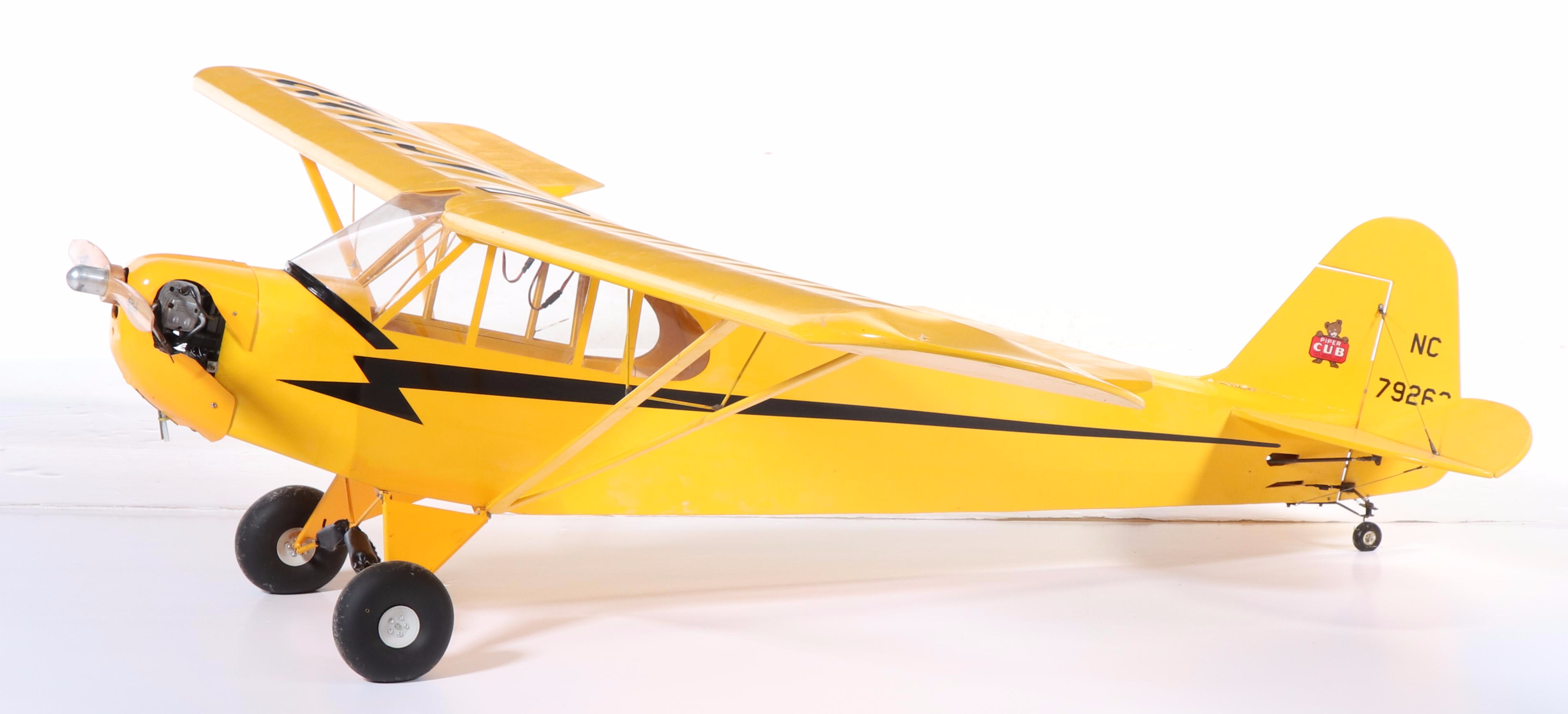 Piper Aircraft Corp. 1/4 Scale Piper Cub Model Airplane