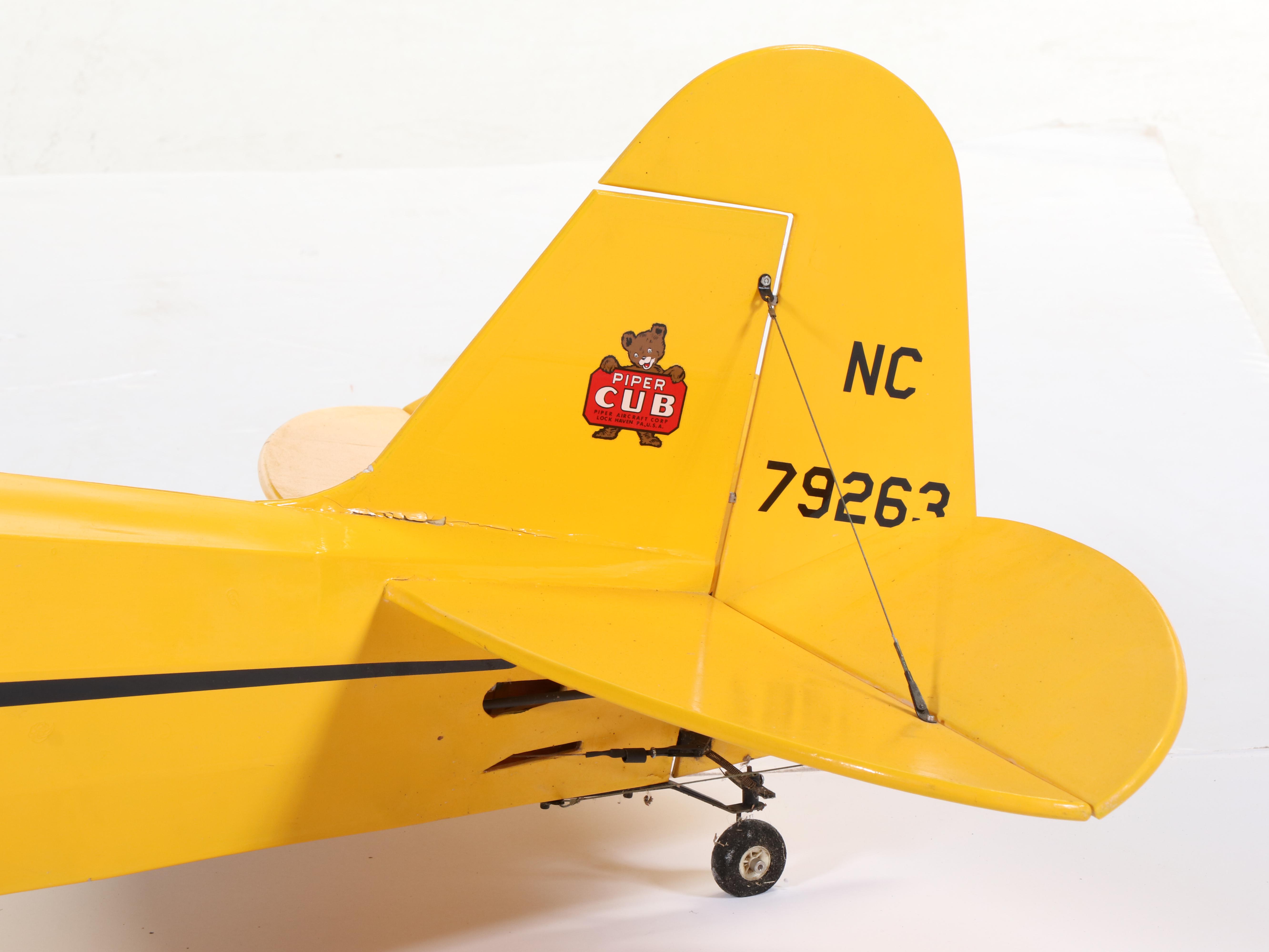 Piper Aircraft Corp. 1/4 Scale Piper Cub Model Airplane