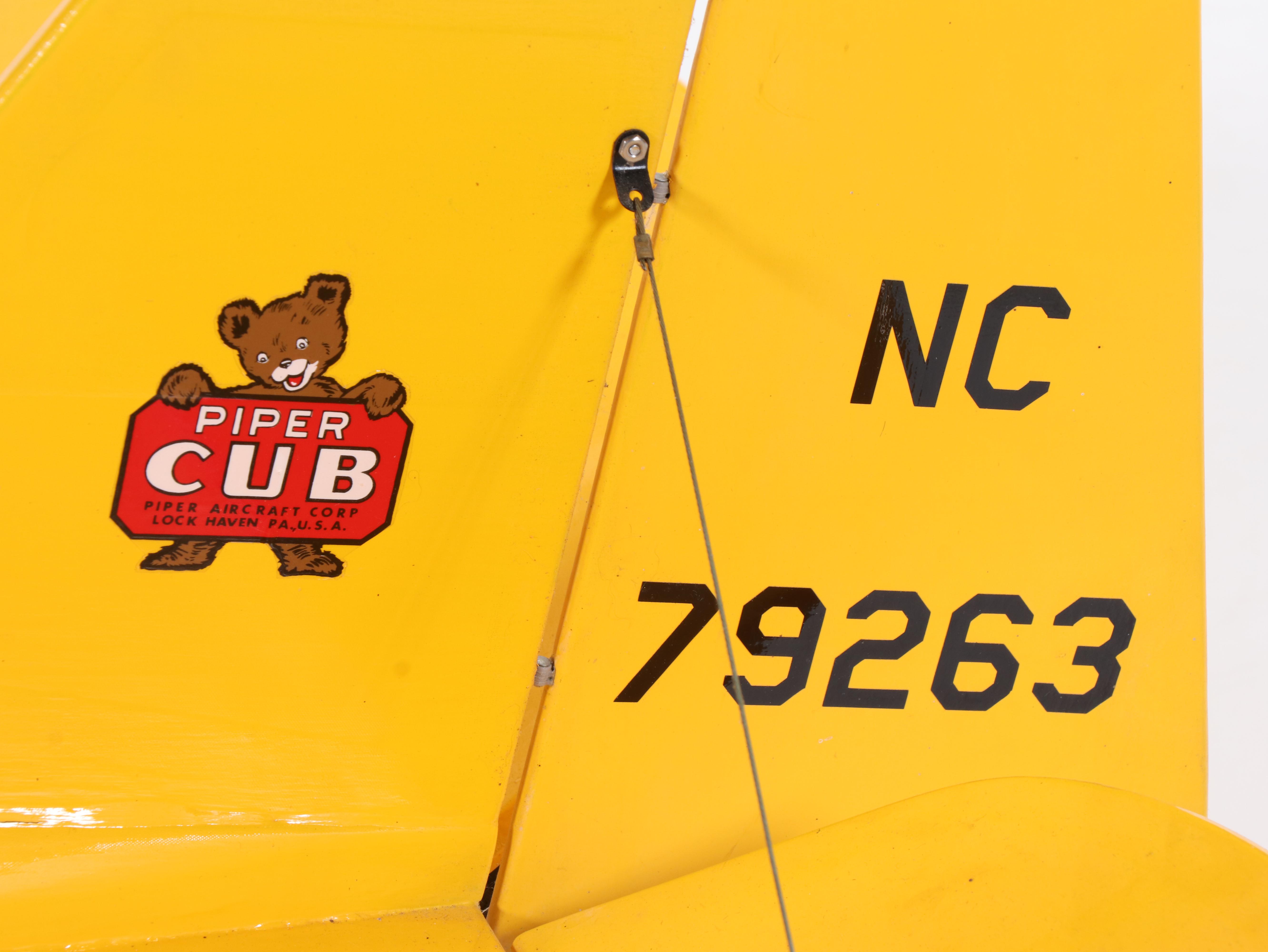 Piper Aircraft Corp. 1/4 Scale Piper Cub Model Airplane
