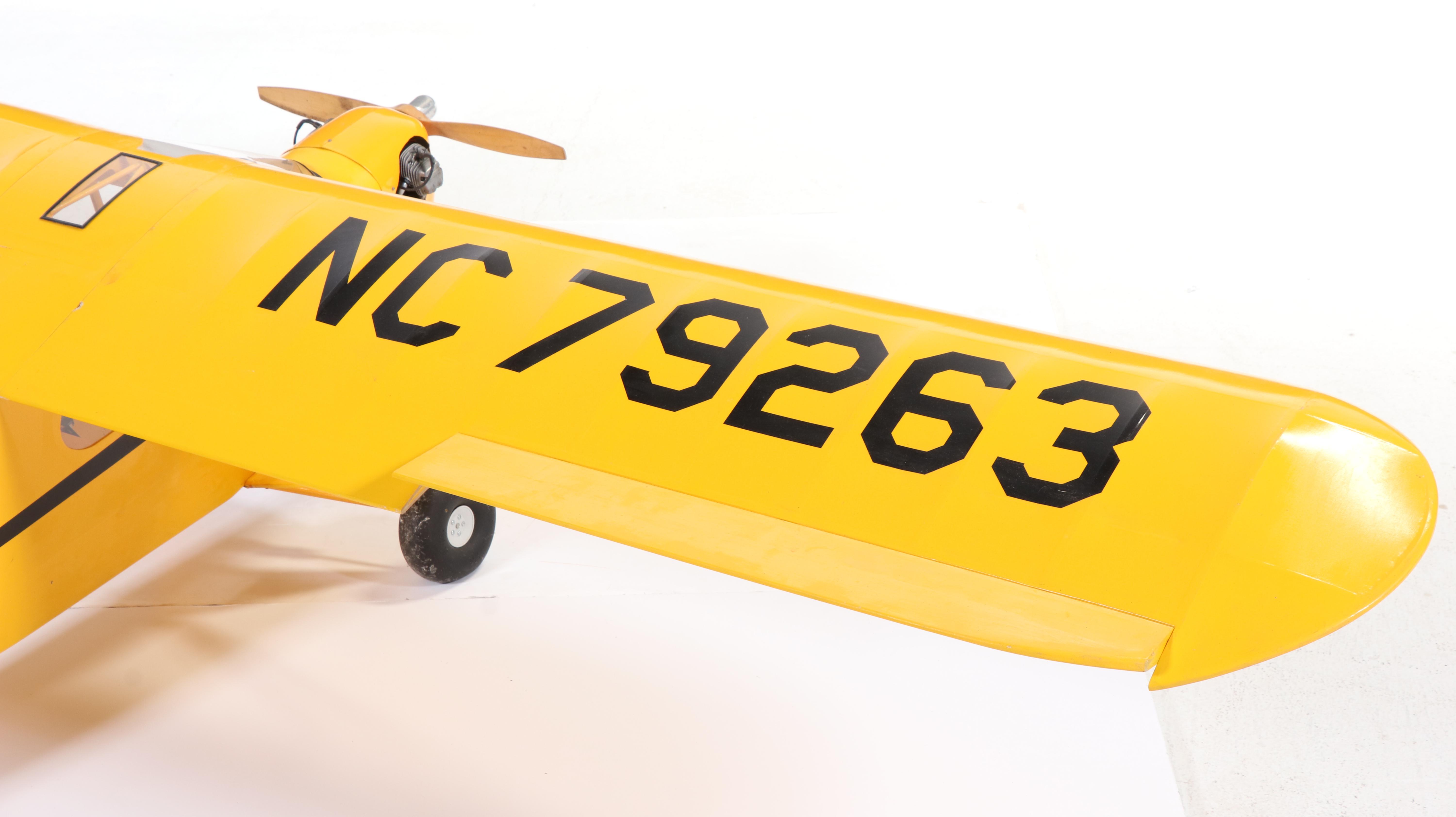 Piper Aircraft Corp. 1/4 Scale Piper Cub Model Airplane