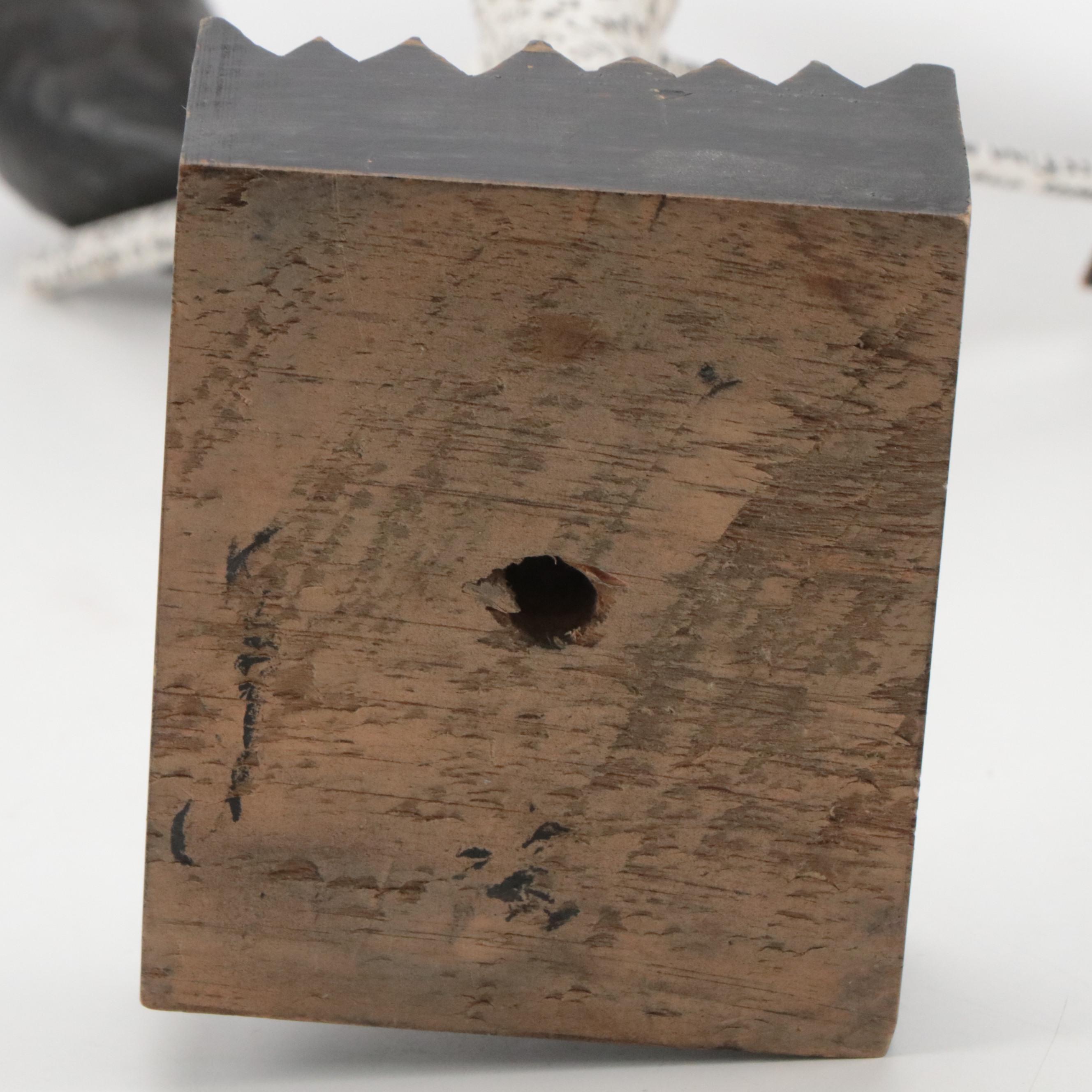 Shane Campbell Carved Wood Sculpture from "Crow Tree" Series