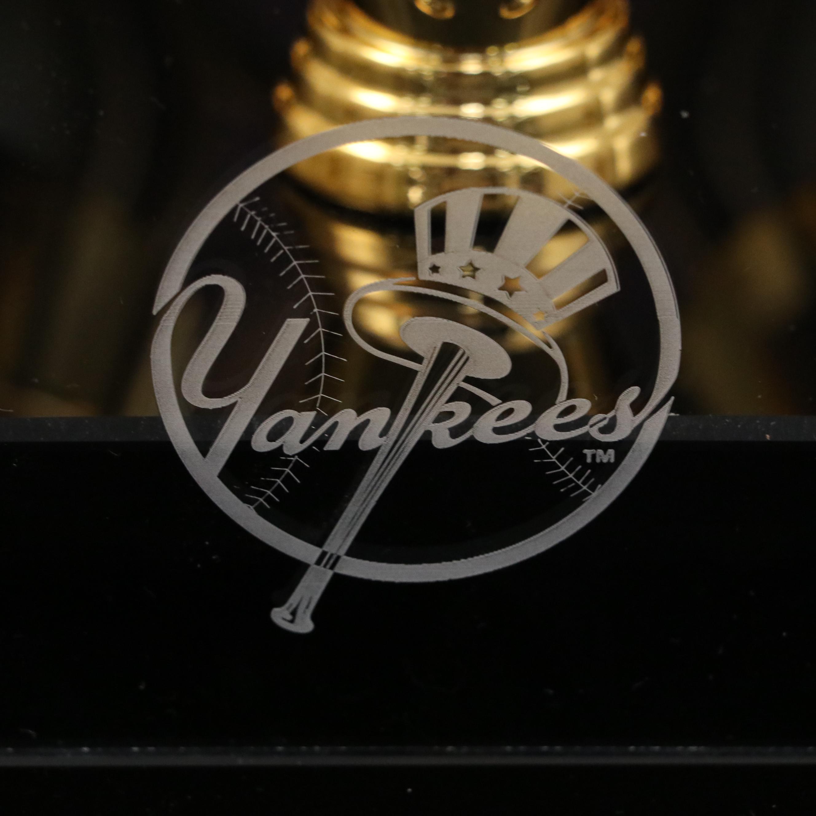 Mickey Mantle and Joe DiMaggio Signed Rawlings Official Baseballs with Display