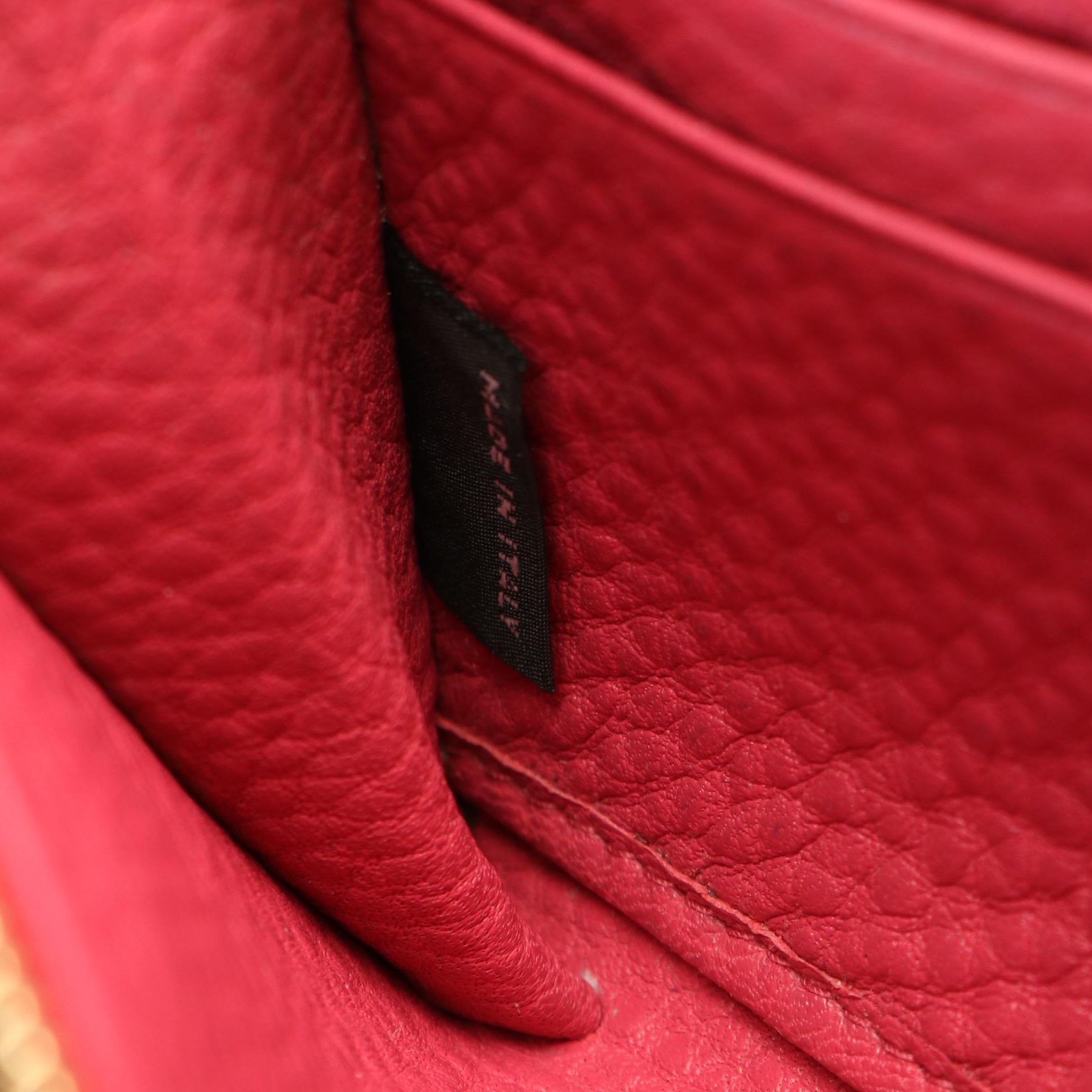 Prada Peonia Pink Vitello Daino Zip Around Wallet