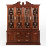 Thomasville Federal Style Cherrywood China Cabinet, Late 20th Century