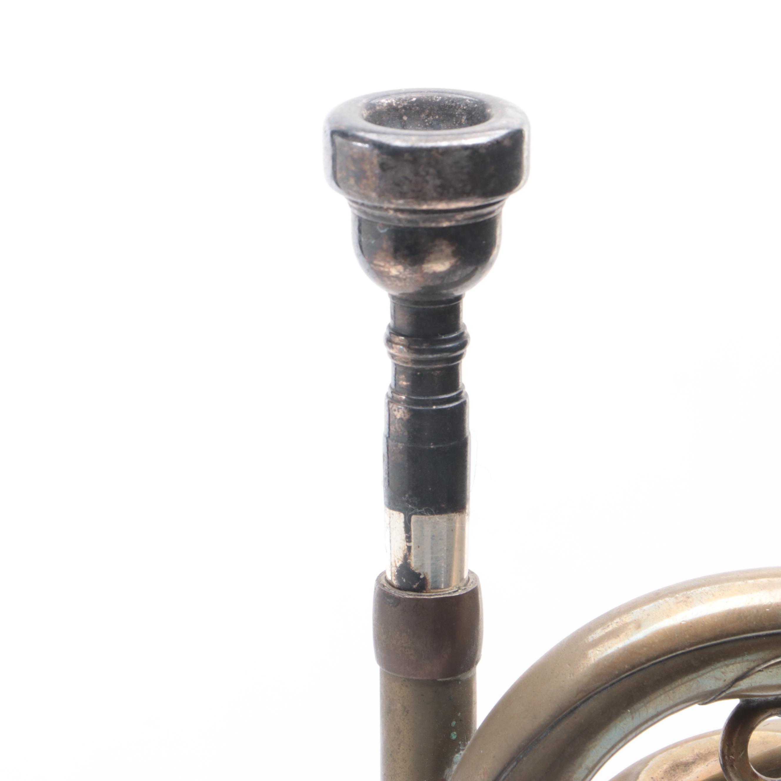 Brass Boy Scout Bugle, Mid-20th Century