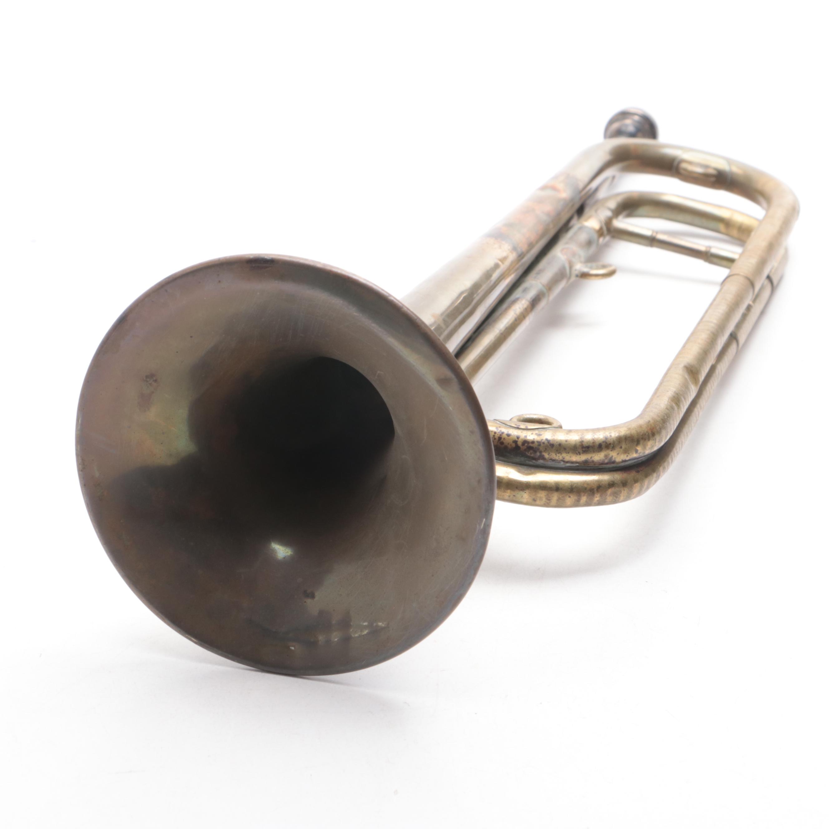 Brass Boy Scout Bugle, Mid-20th Century