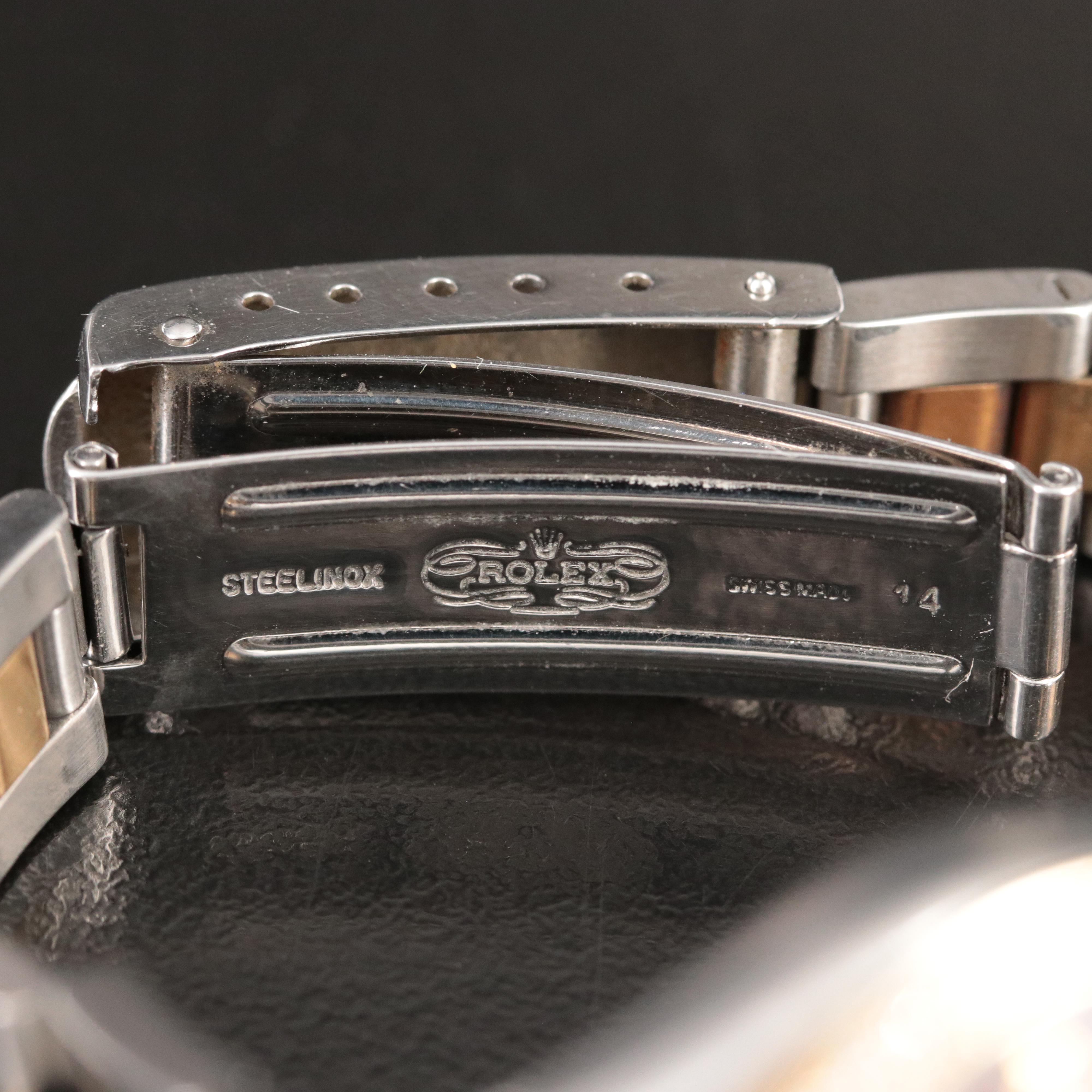 1981 Rolex Datejust Custom Diamond Dial and Bezel 26MM Gold and Steel Watch