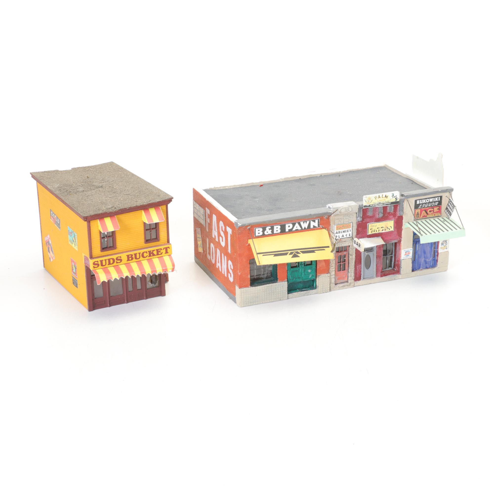 Eleven HO Scale Buildings for Model Train Layouts