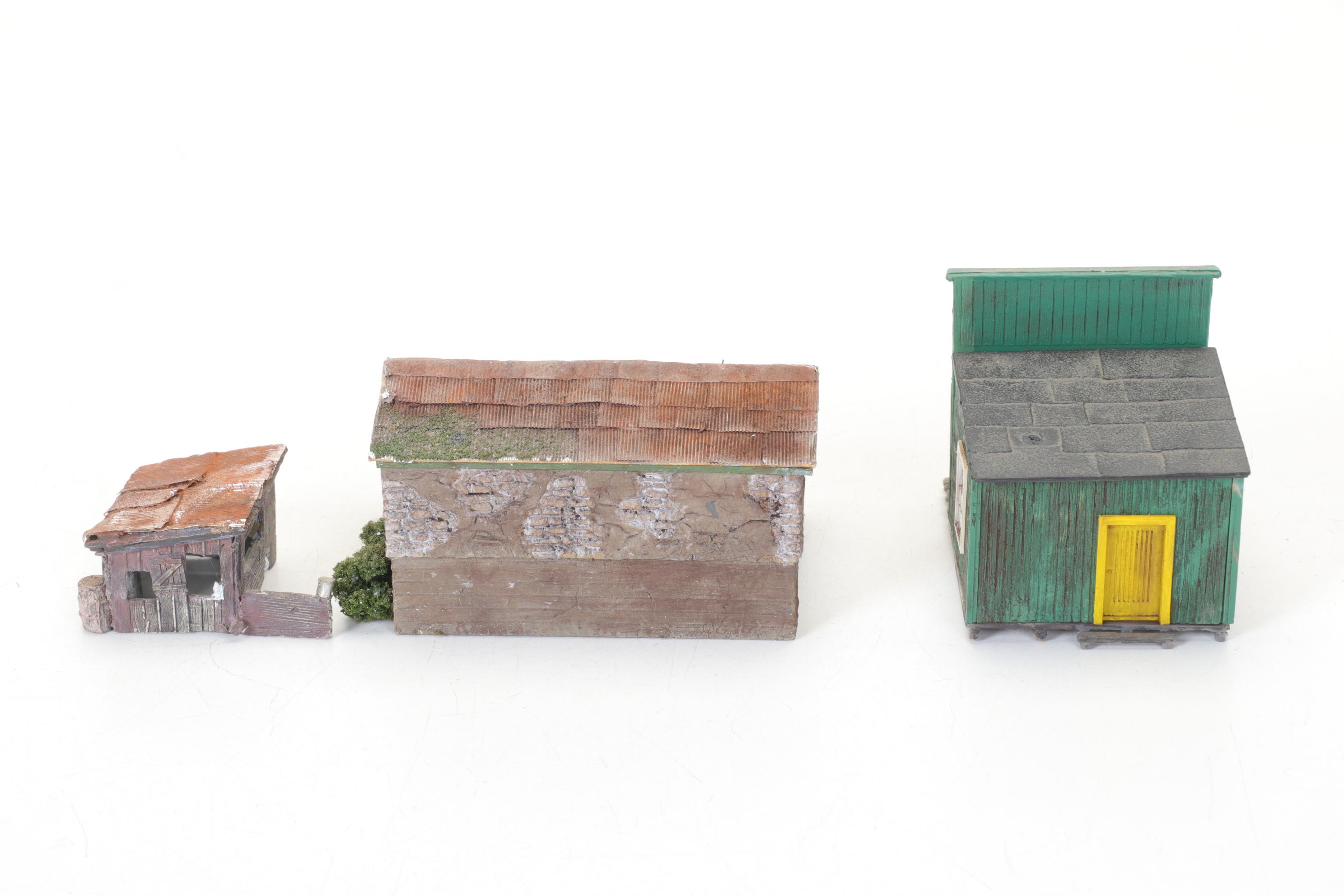Eleven HO Scale Buildings for Model Train Layouts