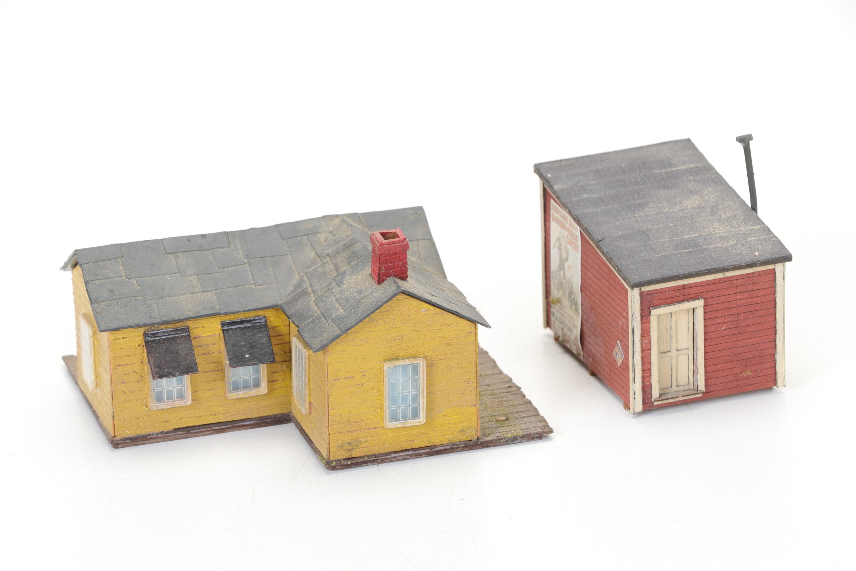 Eleven HO Scale Buildings for Model Train Layouts