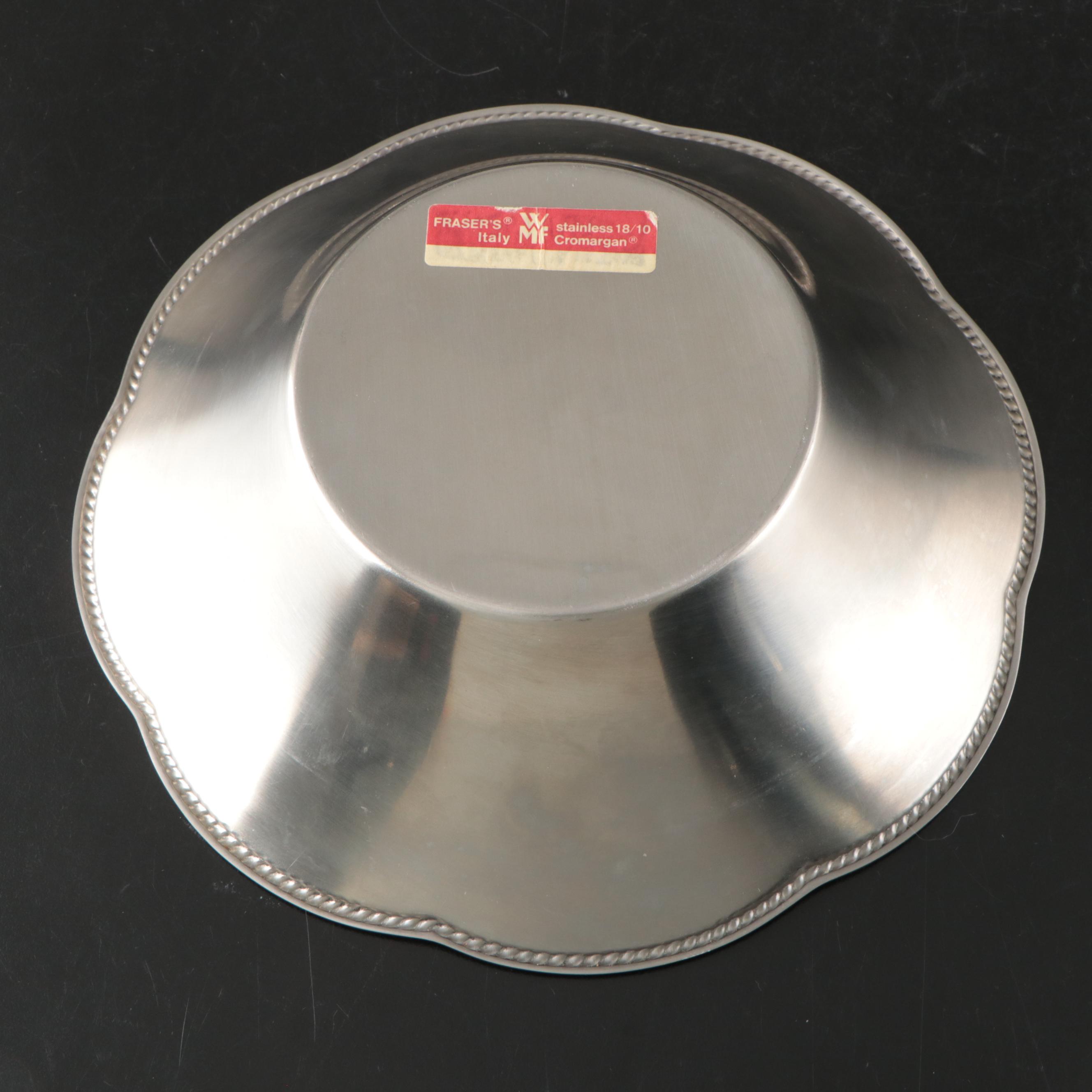 Arthur Court Tray with WMF Stainless Steel Bowl