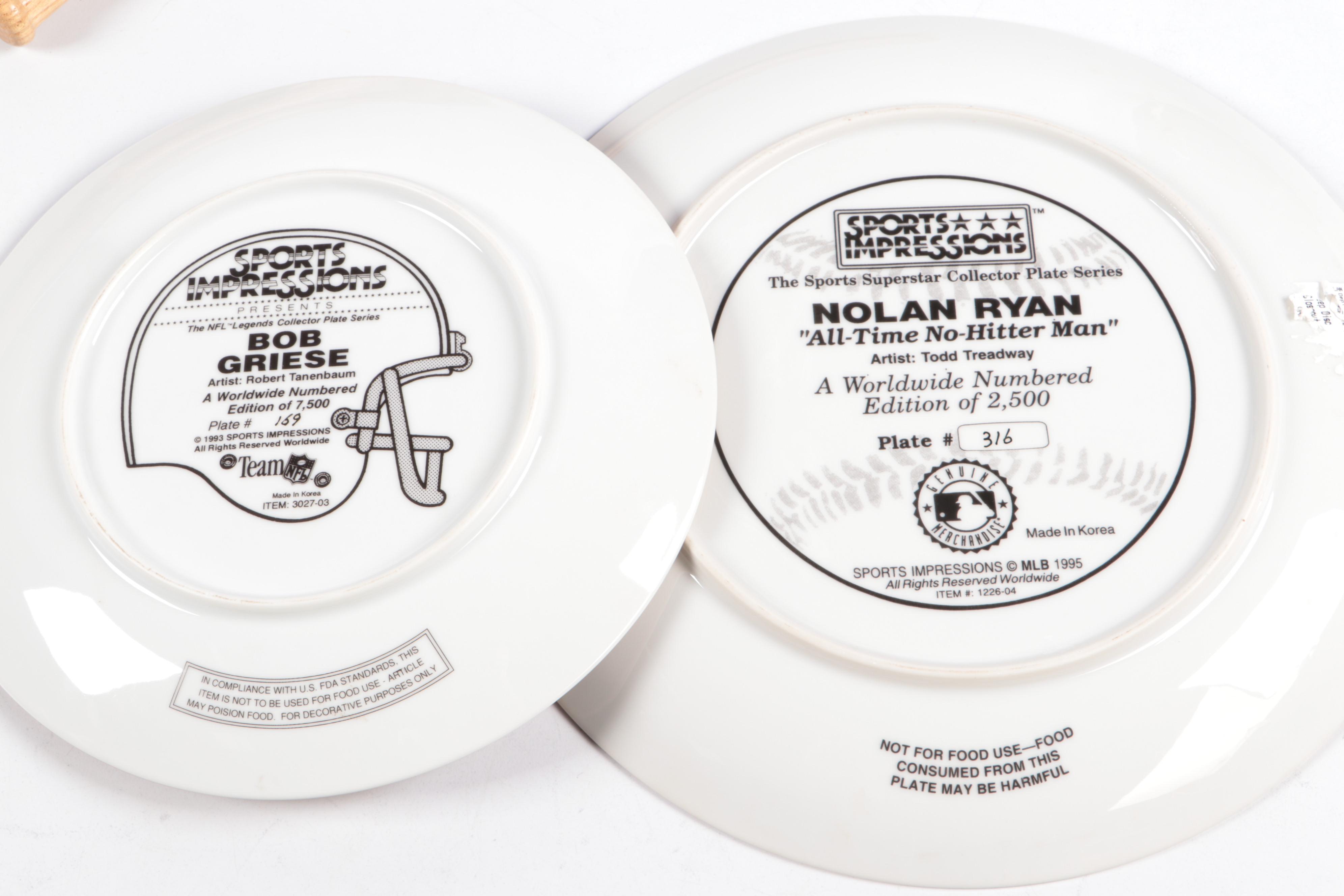 Joey Votto Signed Dayton Dragons Print with Nolan Ryan Plate and More