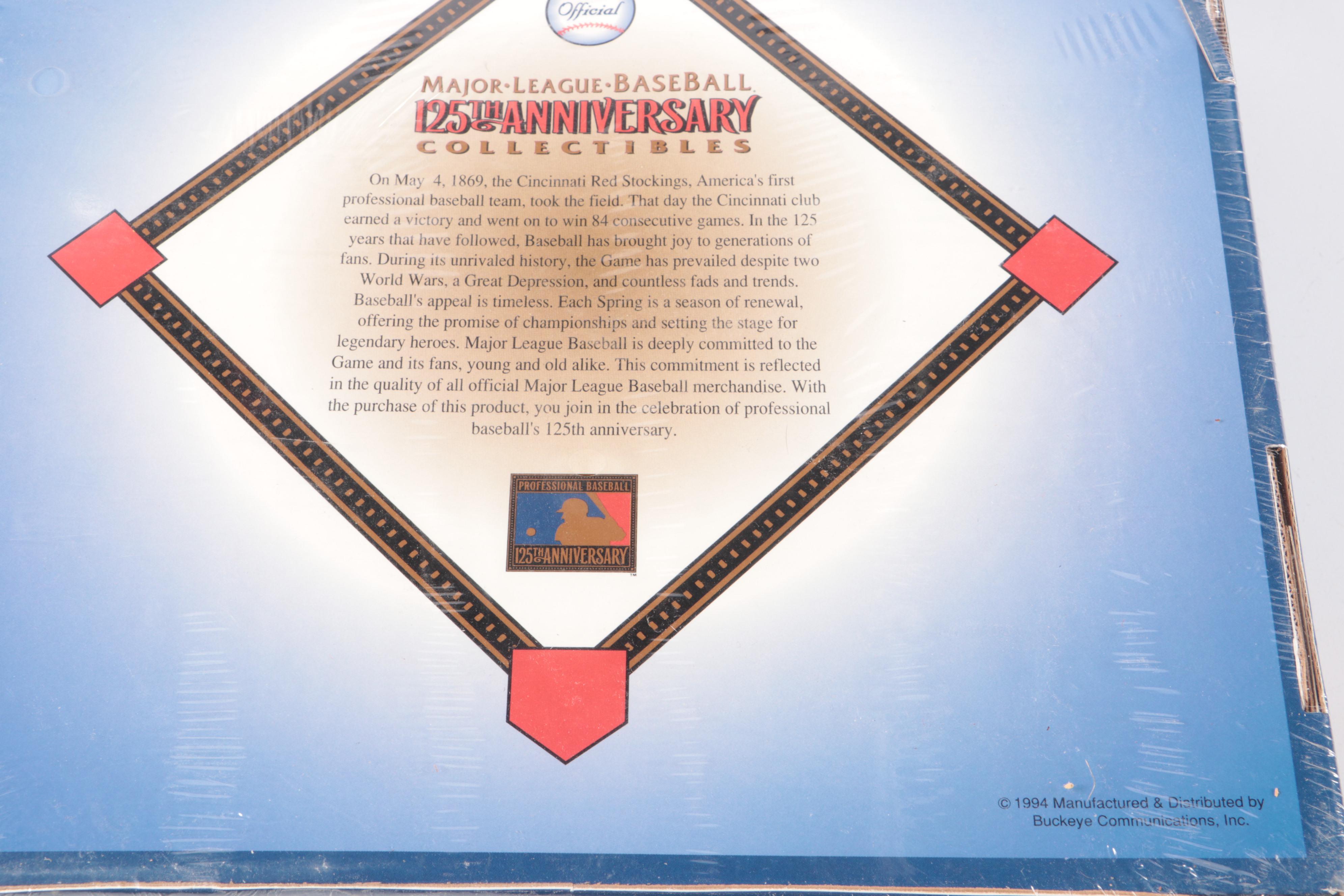 Joey Votto Signed Dayton Dragons Print with Nolan Ryan Plate and More