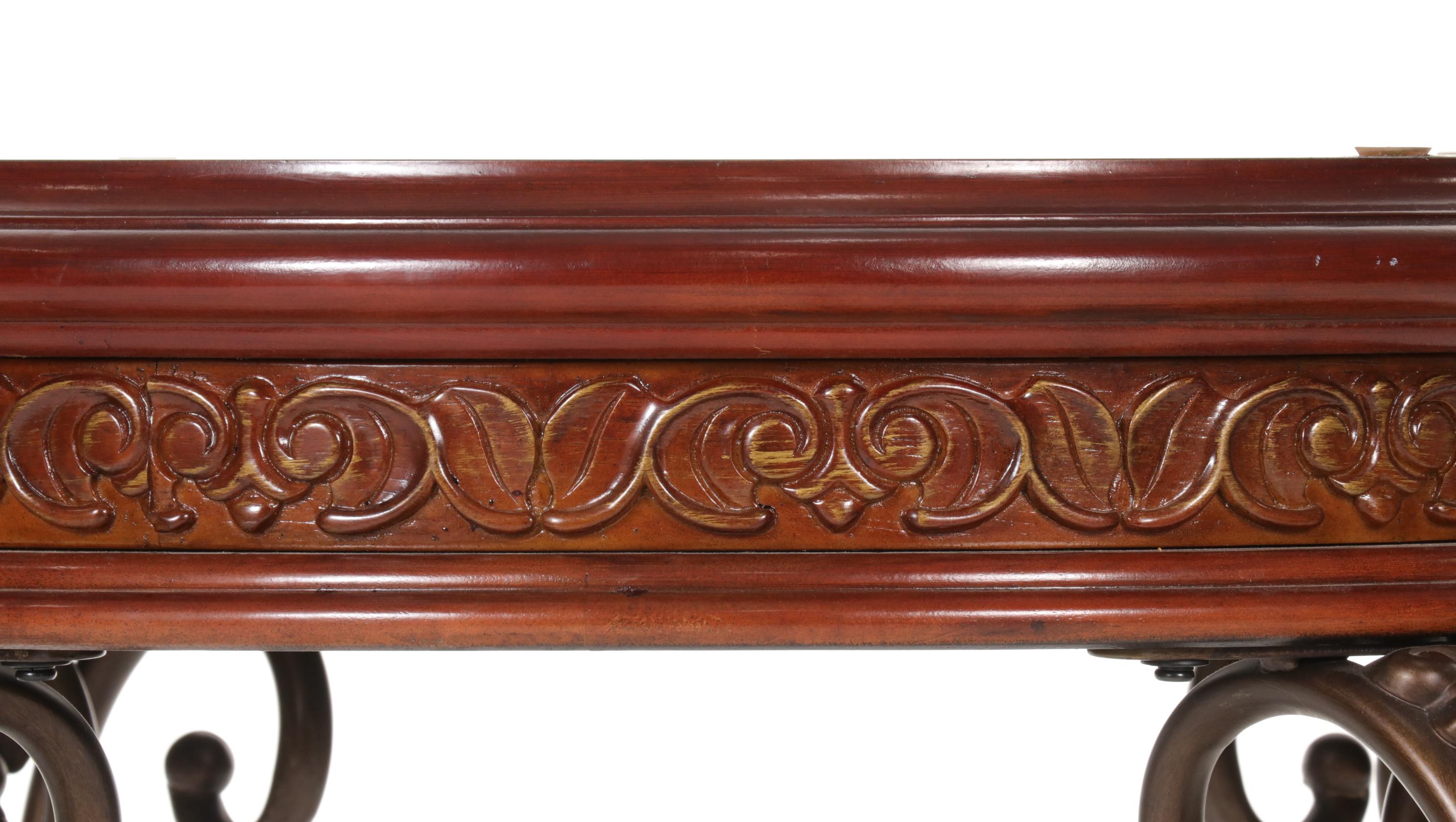 Ashley Furniture Metal and Cherry-Stained Counter Height Pub Table and Chair Set