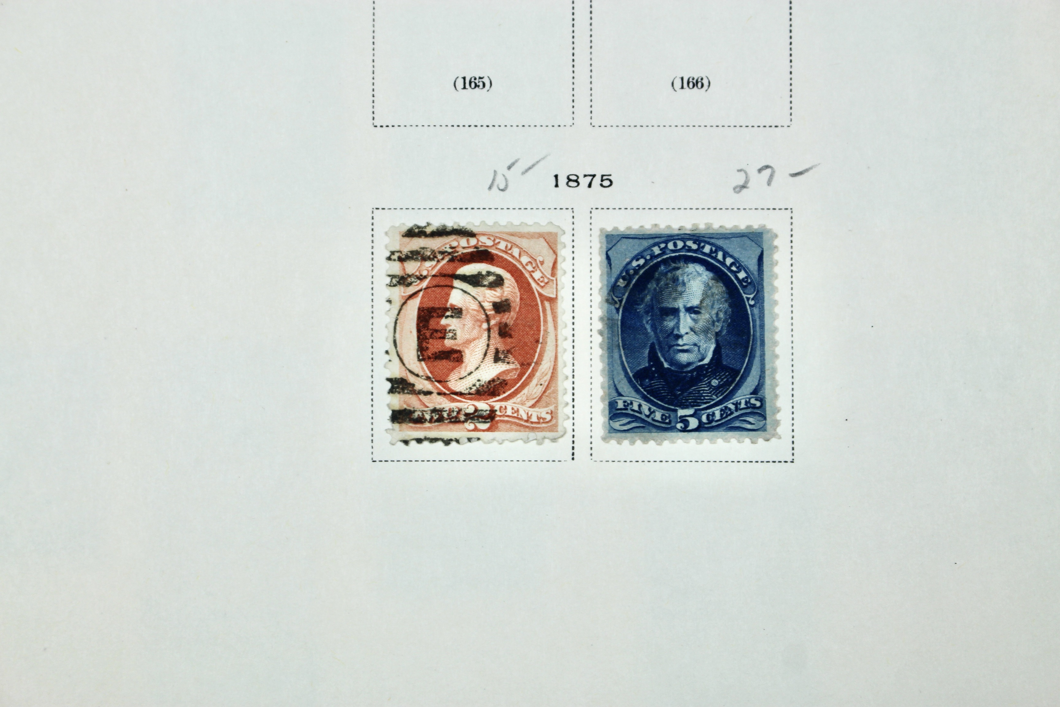 Early U.S. Postage Stamp Collection, 1851 to 1893