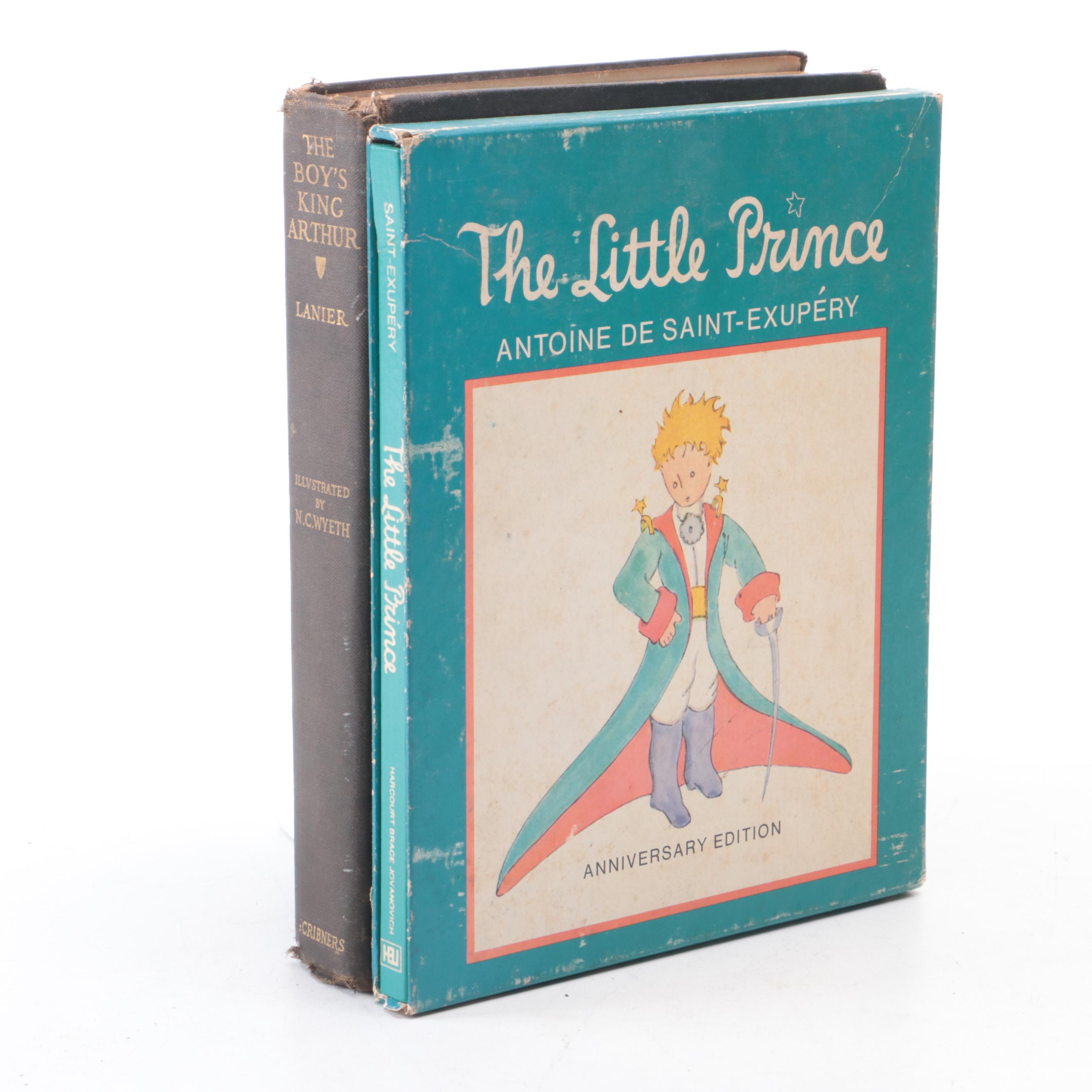 Illustrated "The Little Prince" by Antoine de Saint-Exupéry and Other Book