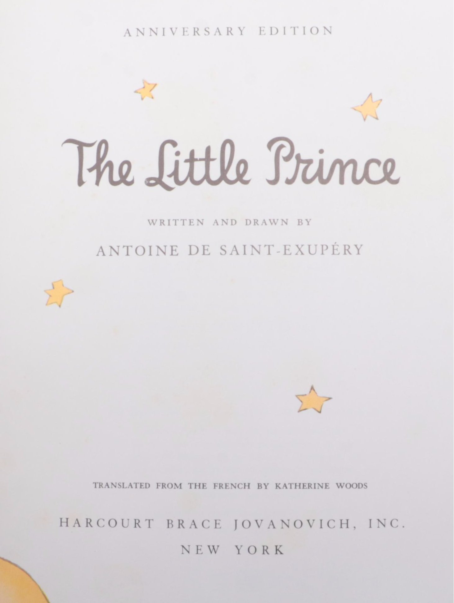 Illustrated "The Little Prince" by Antoine de Saint-Exupéry and Other Book