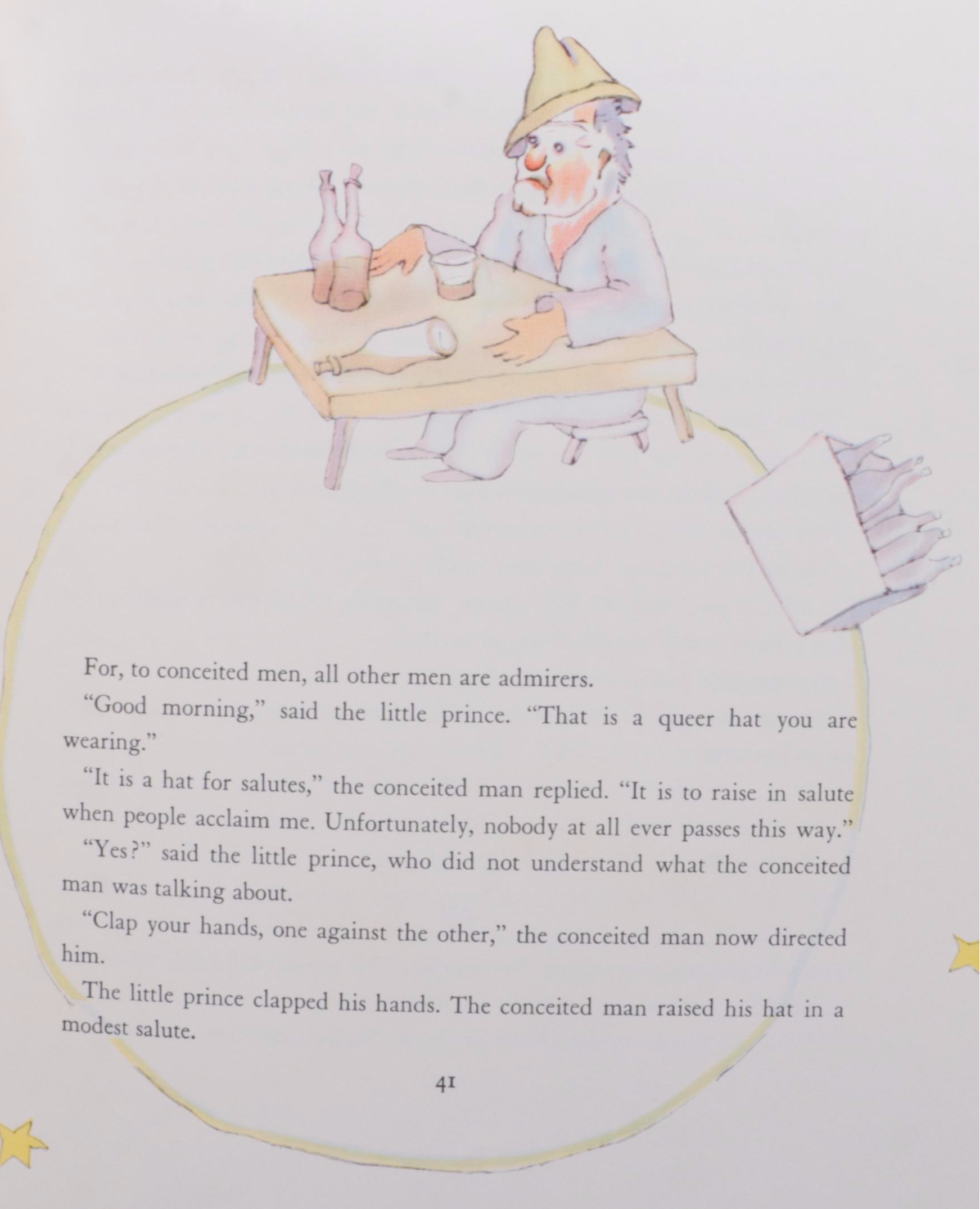 Illustrated "The Little Prince" by Antoine de Saint-Exupéry and Other Book