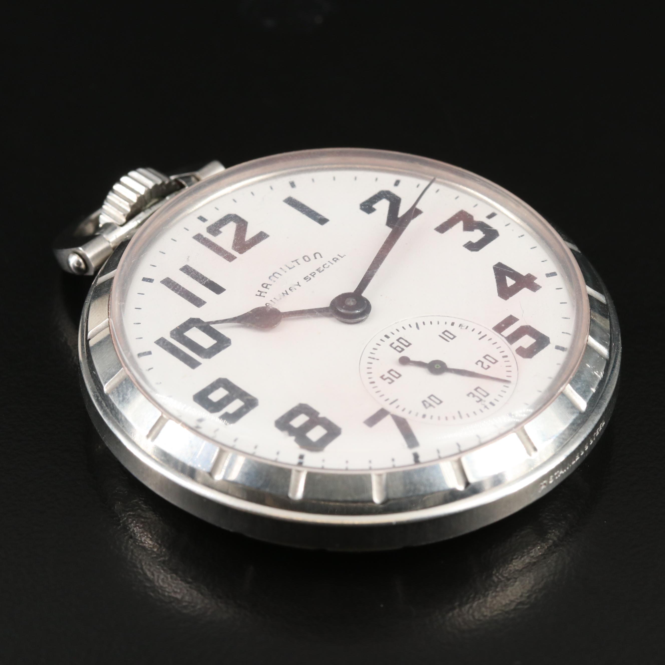 1951 Hamilton Railway Special Railroad Grade Pocket Watch