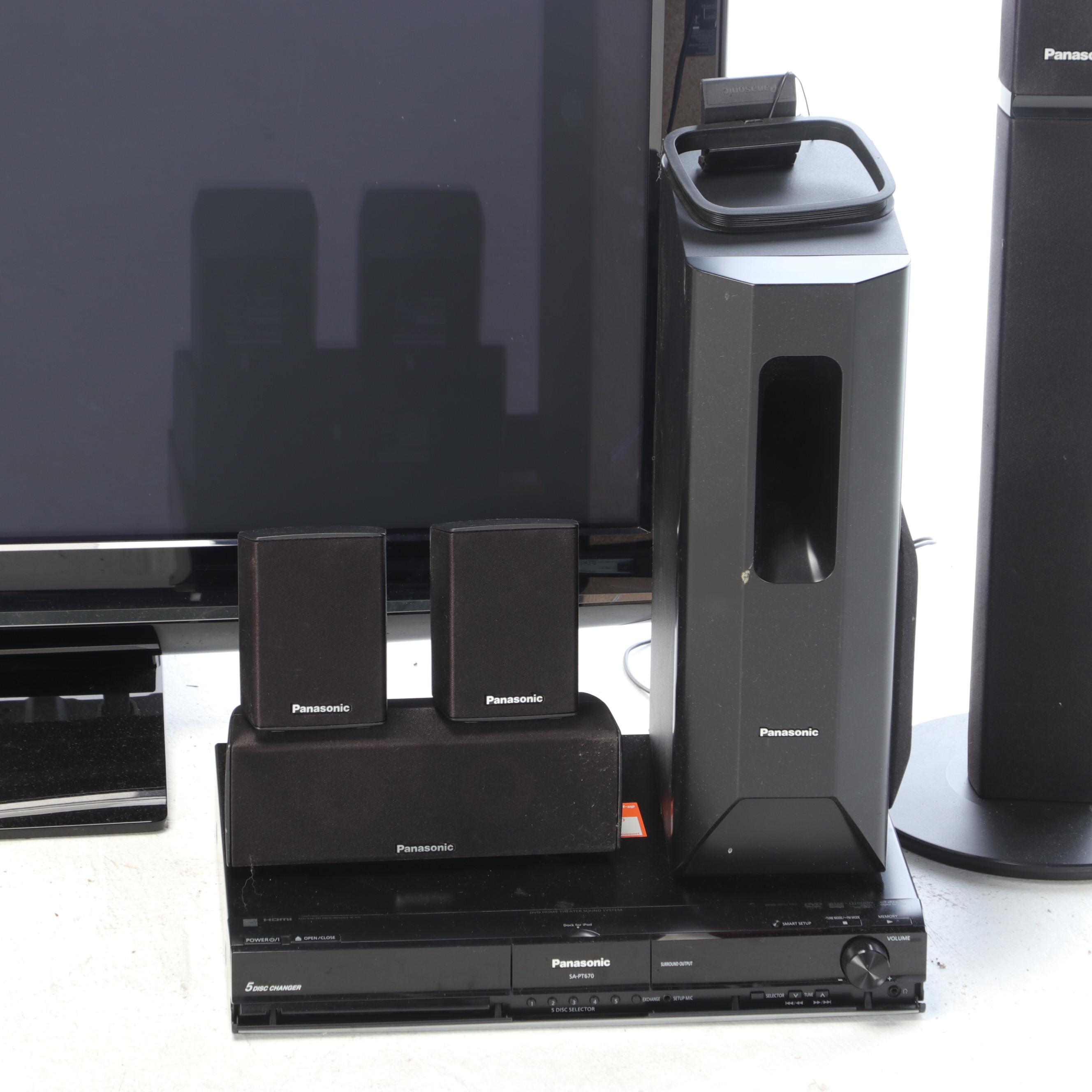 Panasonic Viera TC-P50S1 Plasma HDTV with Speakers, 2009