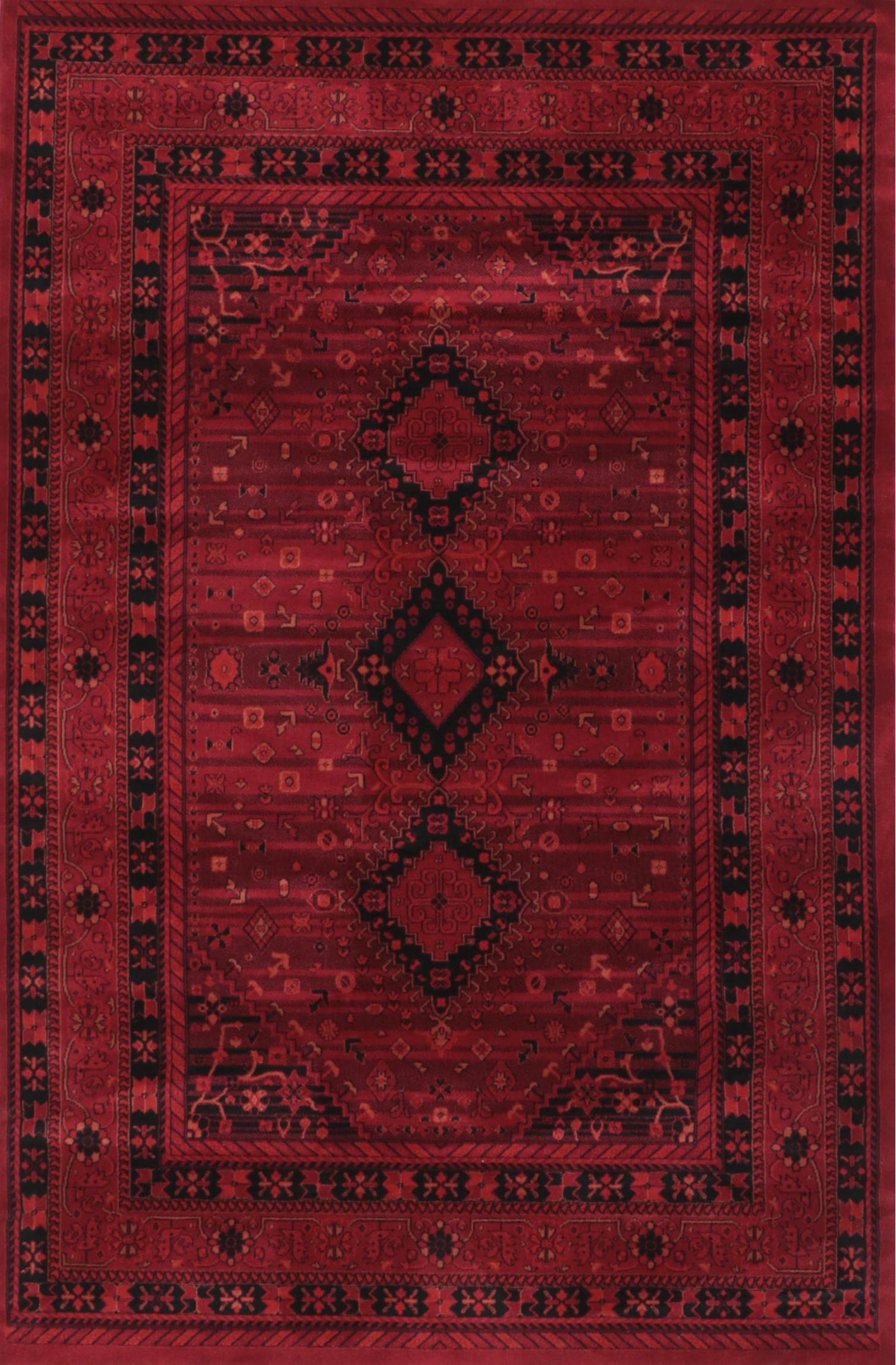 5'11 x 9'6 Machine Made Turkish Unique Loom "Bokhara Collection" Area Rug